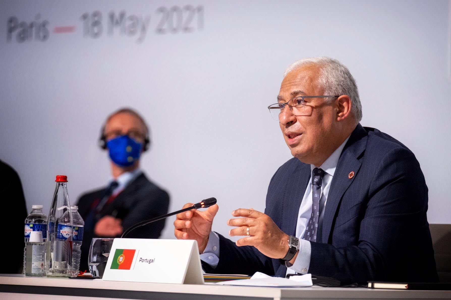 Primeiro-Ministro António Costa na Cimeira para o Financiamento das Economias Africanas, Paris, 19 maio 2021