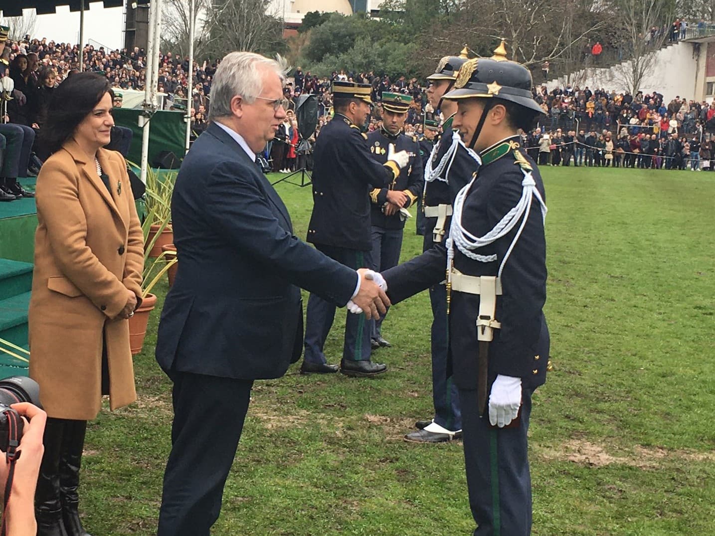 Ministro da Administração Interna, Eduardo Cabrita, na cerimónia de compromisso de honra de novos militares da GNR, Portalegre, 28 janeiro 2020