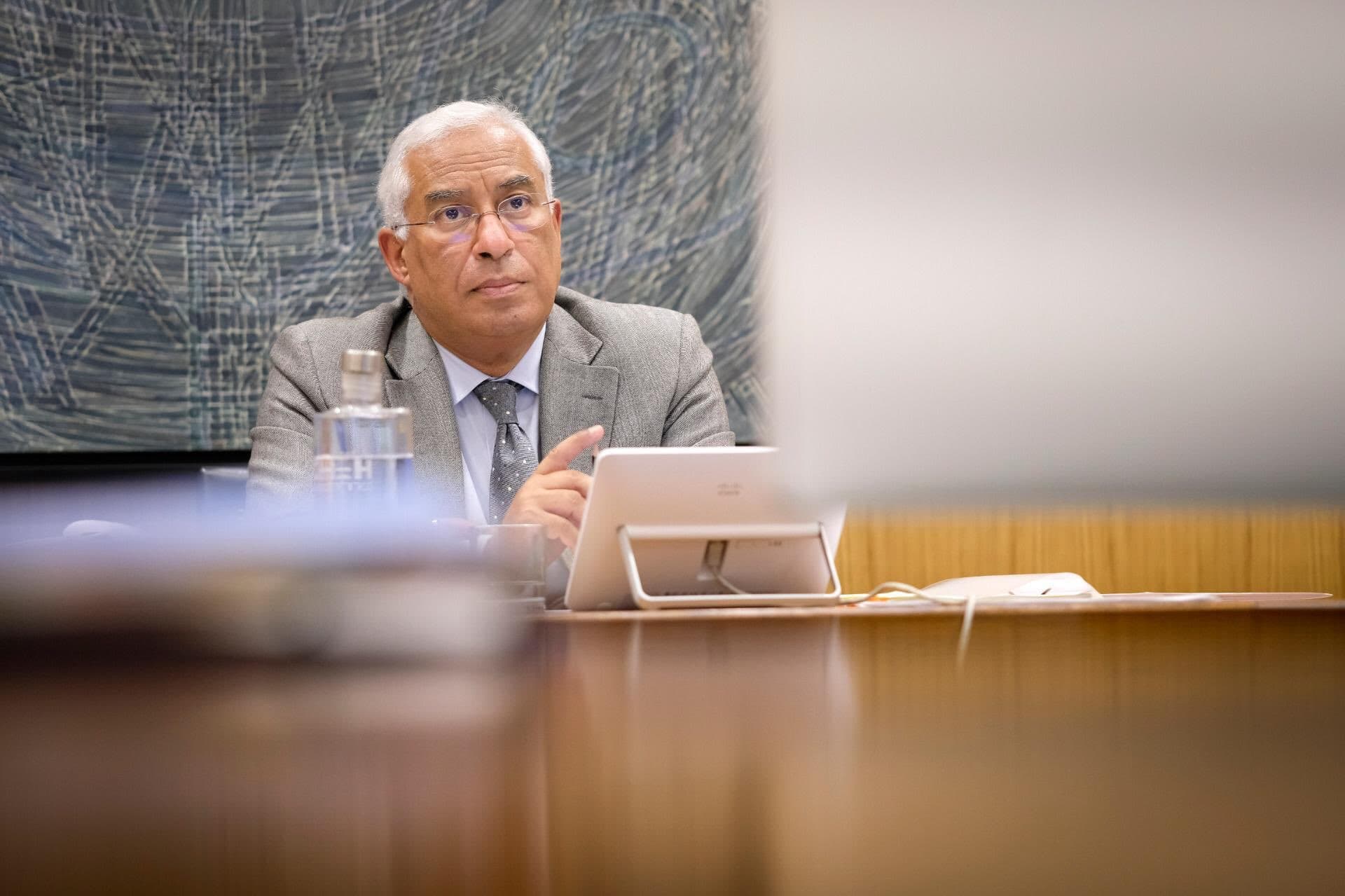 Primeiro-Ministro António Costa no Conselho Europeu por videoconferência sobre a coordenação do combate à Covid-19, Lisboa, 19 novembro 2020