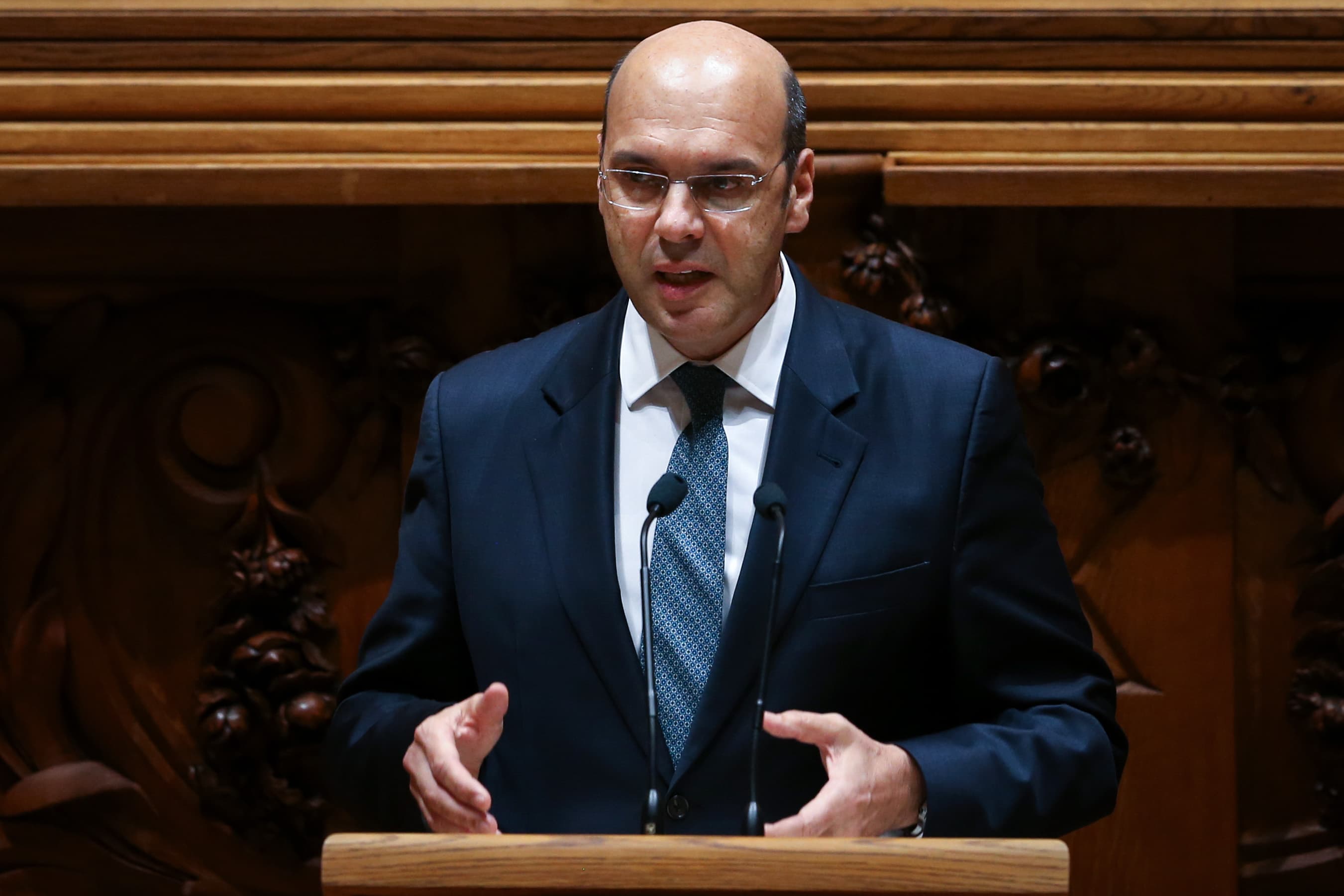 Ministro de Estado, da Economia e da Transição Digital, Pedro Siza Vieira, no debate de apreciação do Programa do Governo na Assembleia da República, Lisboa, 30 outubro 2019 (Foto: Manuel de Almeida/Lusa)