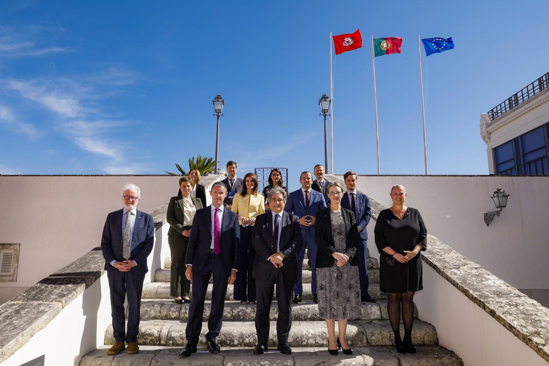 Foto de família da reunião ministerial da Convenção OSPAR, Cascais, 1 outubro 2021