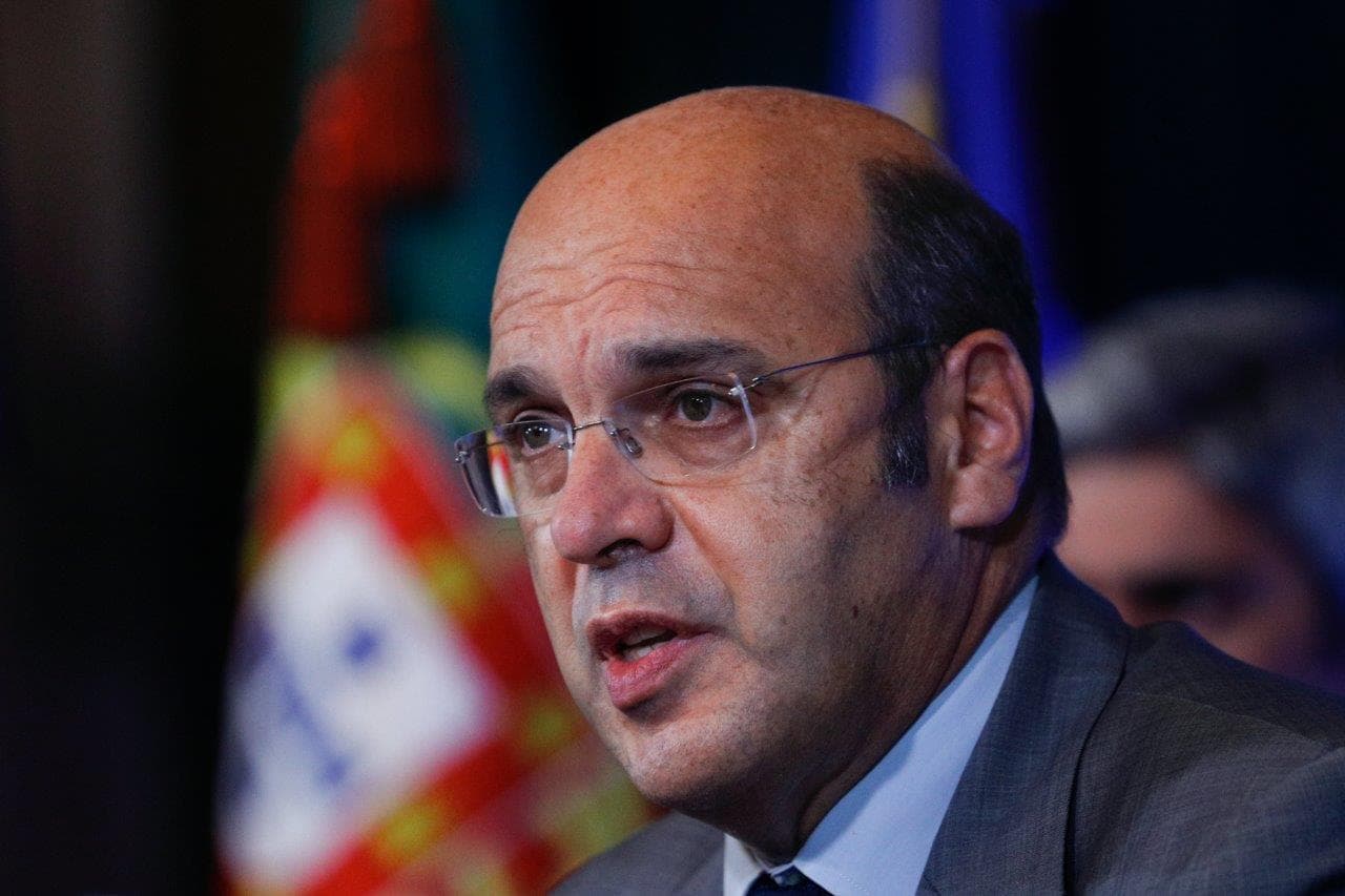 Ministro de Estado, da Economia e da Transição Digital, Pedro Siza Vieira, na conferência de imprensa do Conselho de Ministros, 8 julho 2021 (foto: António Cotrim/Lusa)