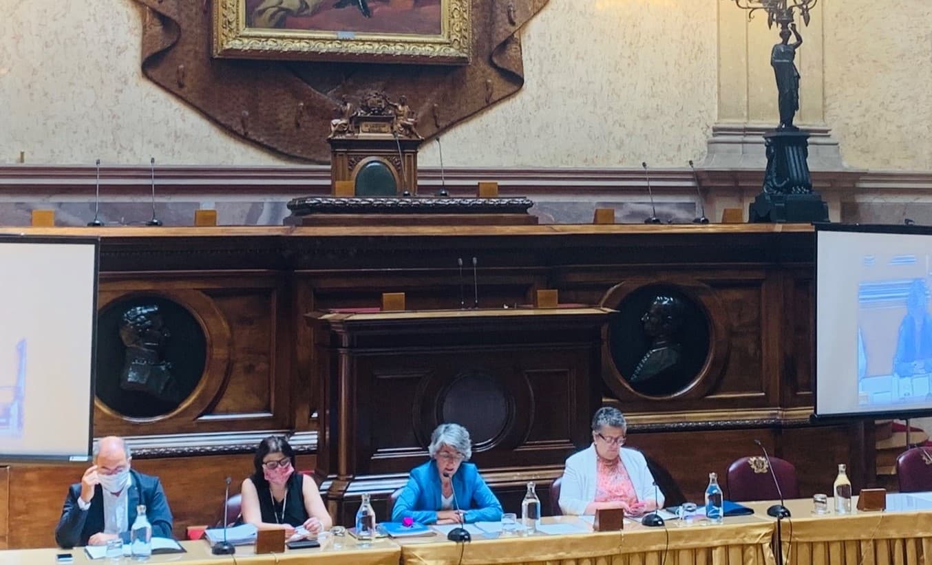 Ministra da Cultura, Graça Fonseca, durante a audição parlamentar na Comissão de Cultura e Comunicação, Lisboa, 21 julho 2020