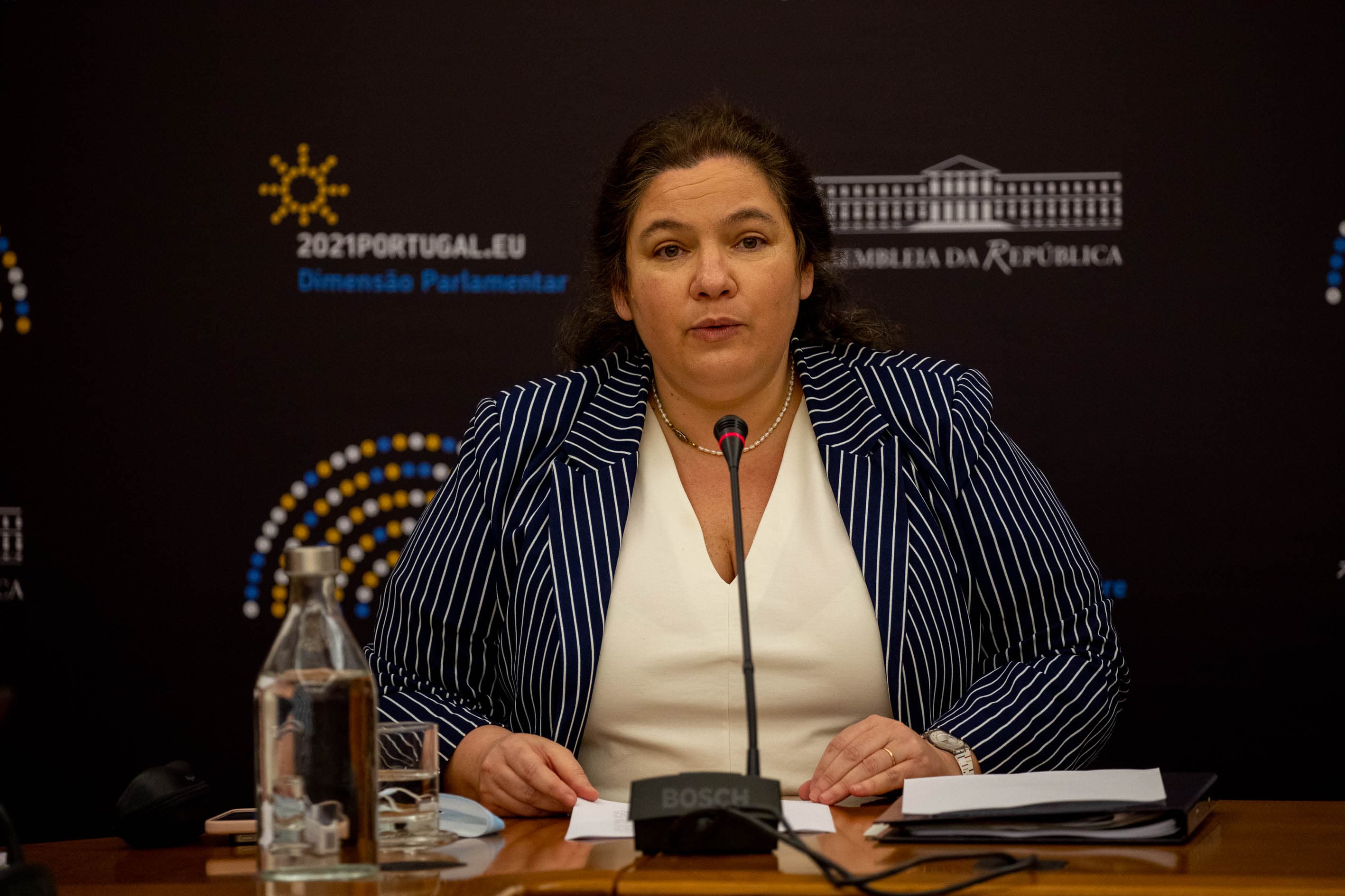 Ministra da Modernização do Estado e da Administração Pública, Alexandra Leitão, 27 abril 2021 (Foto: João Bica)