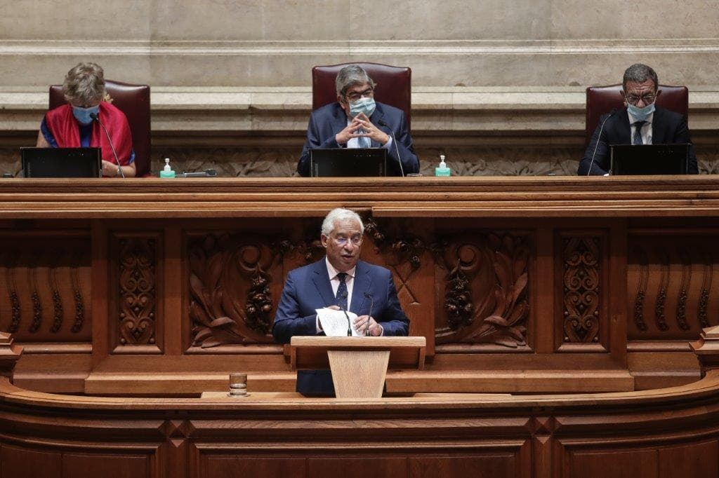 Primeiro-Ministro António Costa faz o discurso do estado da Nação, Assembleia da República, 24 julho 2020 (foto: Mário Cruz/Lusa)