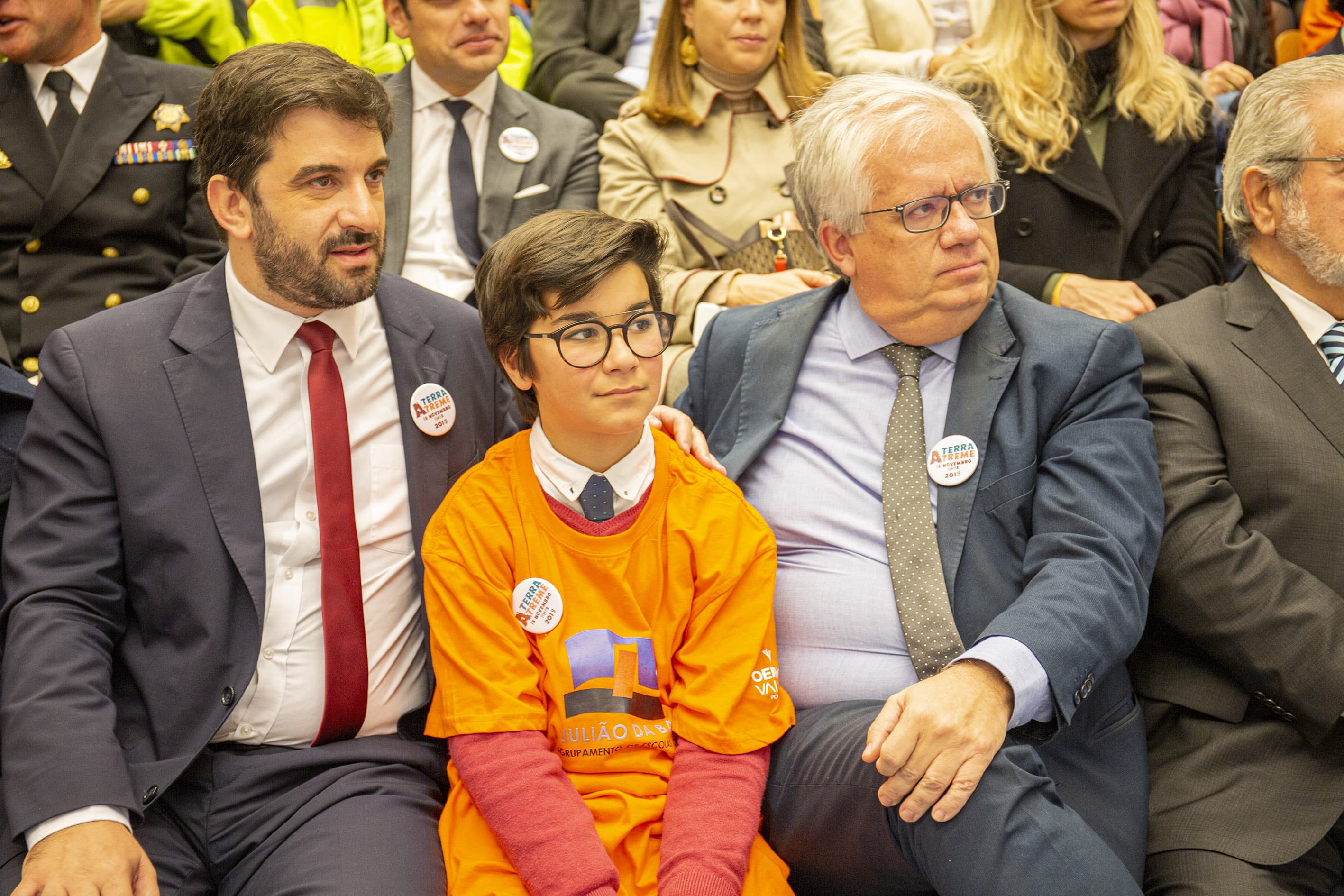 Ministros da Administração Interna e da Educação, no exercício «A Terra Treme», Oeiras, 15 novembro 2019 (Foto: João Bica)