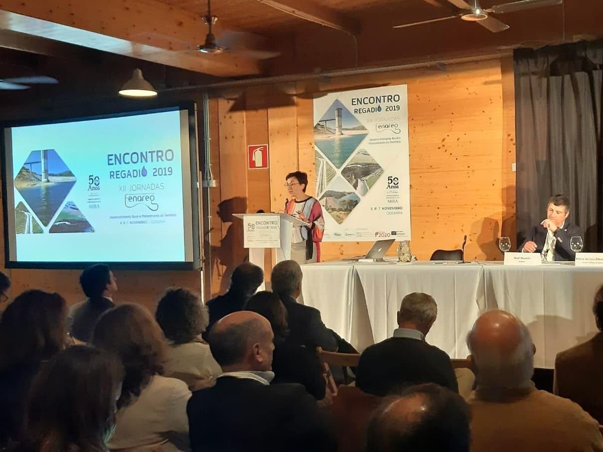 Ministra da Agricultura, Maria do Céu Antunes, no Encontro Regadio 2019, Odemira, 6 novembro 2019
