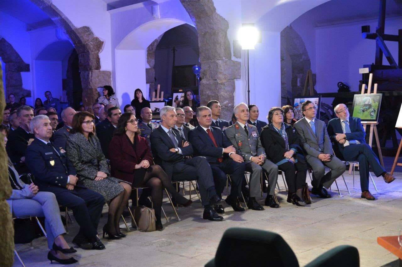 Ministro da Defesa Nacional, João Gomes Cravinho, e Secretária de Estado para a Cidadania e Igualdade, Rosa Monteiro, no lançamento do Gabinete da Igualdade da Defesa Nacional, Lisboa, 3 março 2020