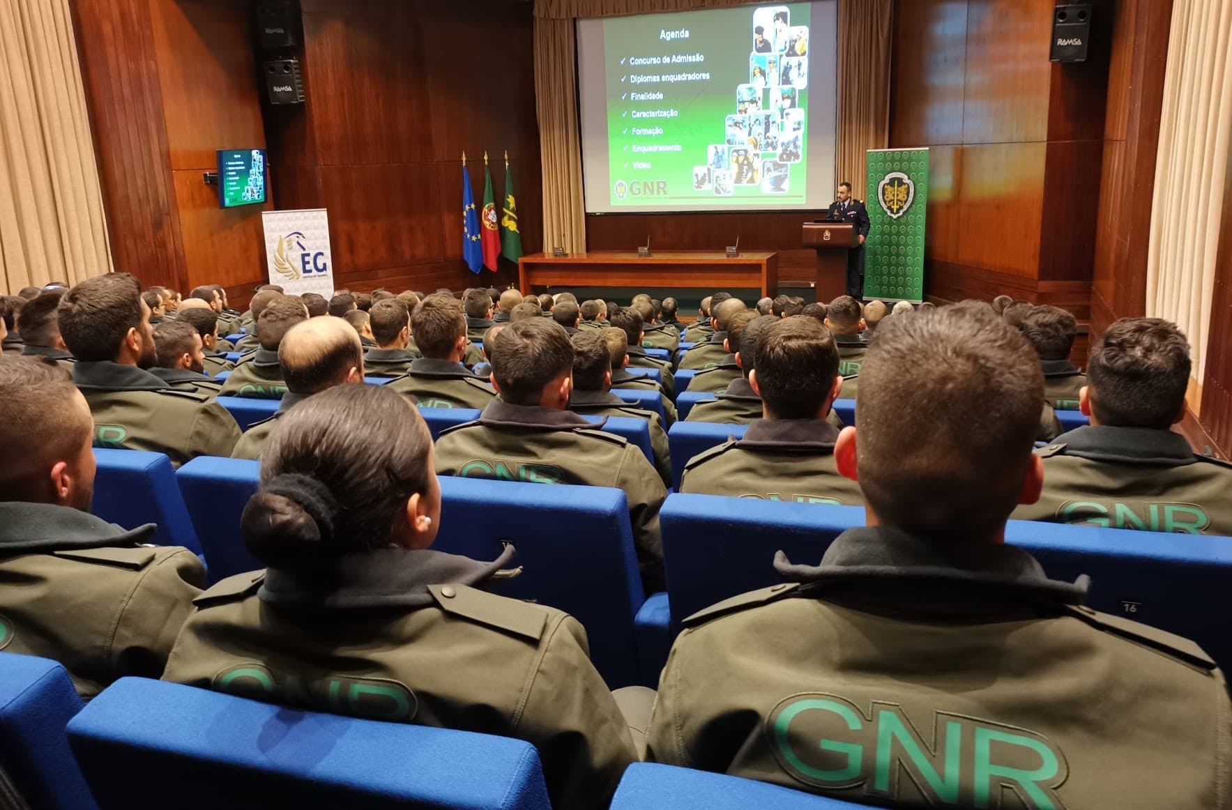 Apresentação do primeiro curso de Guardas Florestais, Sintra,4 dezembro 2019
