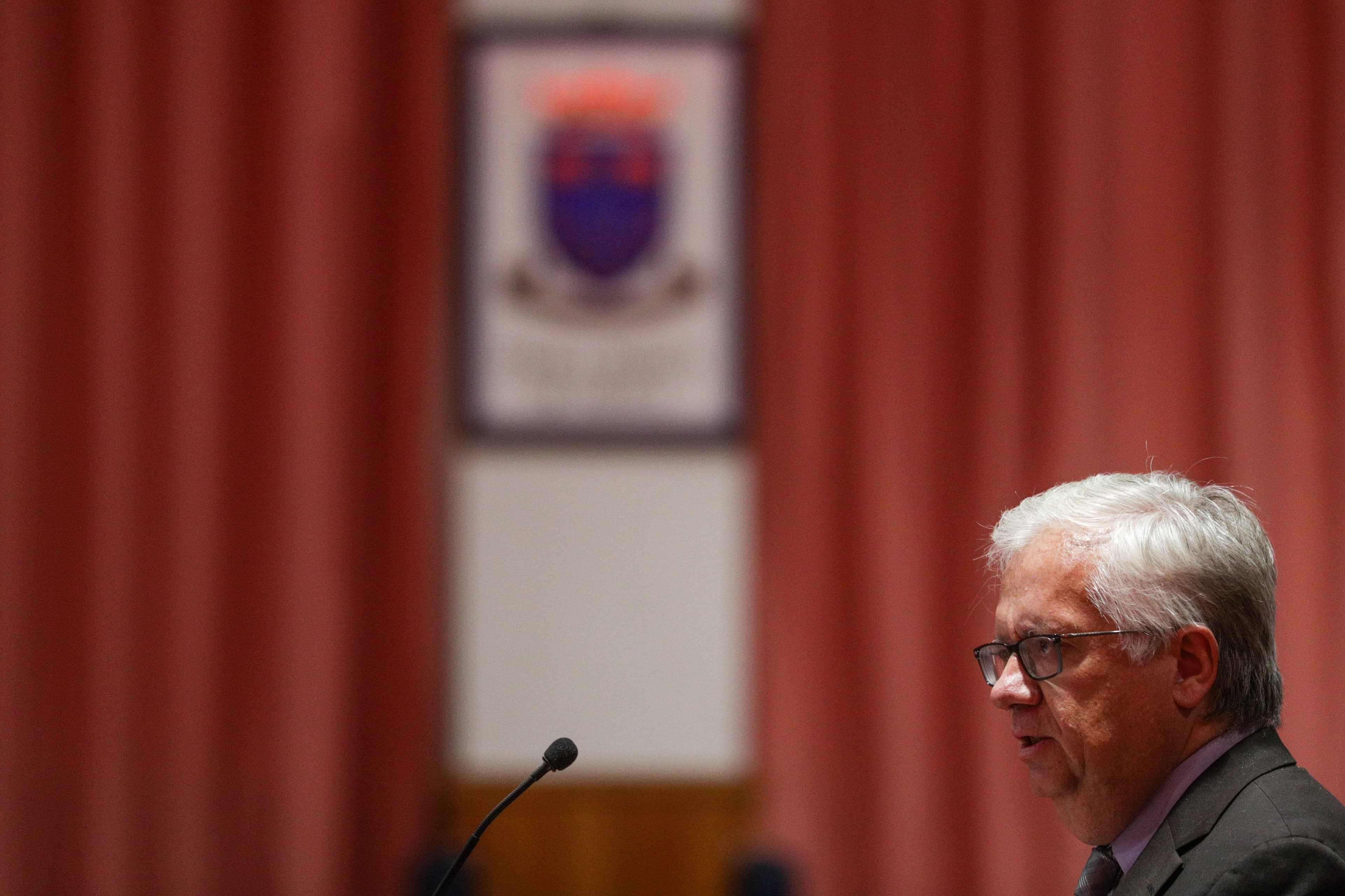 Ministro da Administração Interna, Eduardo Cabrita, na abertura do Ano Académico do ISCPSI, Lisboa, 12 novembro 2019 (Foto: Tiago Petinga/LUSA)