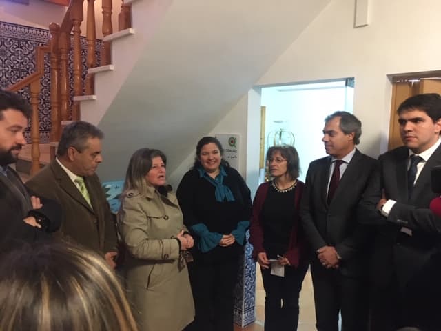 Ministra da Modernização do Estado e da Administração Pública, Alexandra Leitão, na inauguração do Espaço Cidadão de São Pedro de Tomar, 17 dezembro 2019