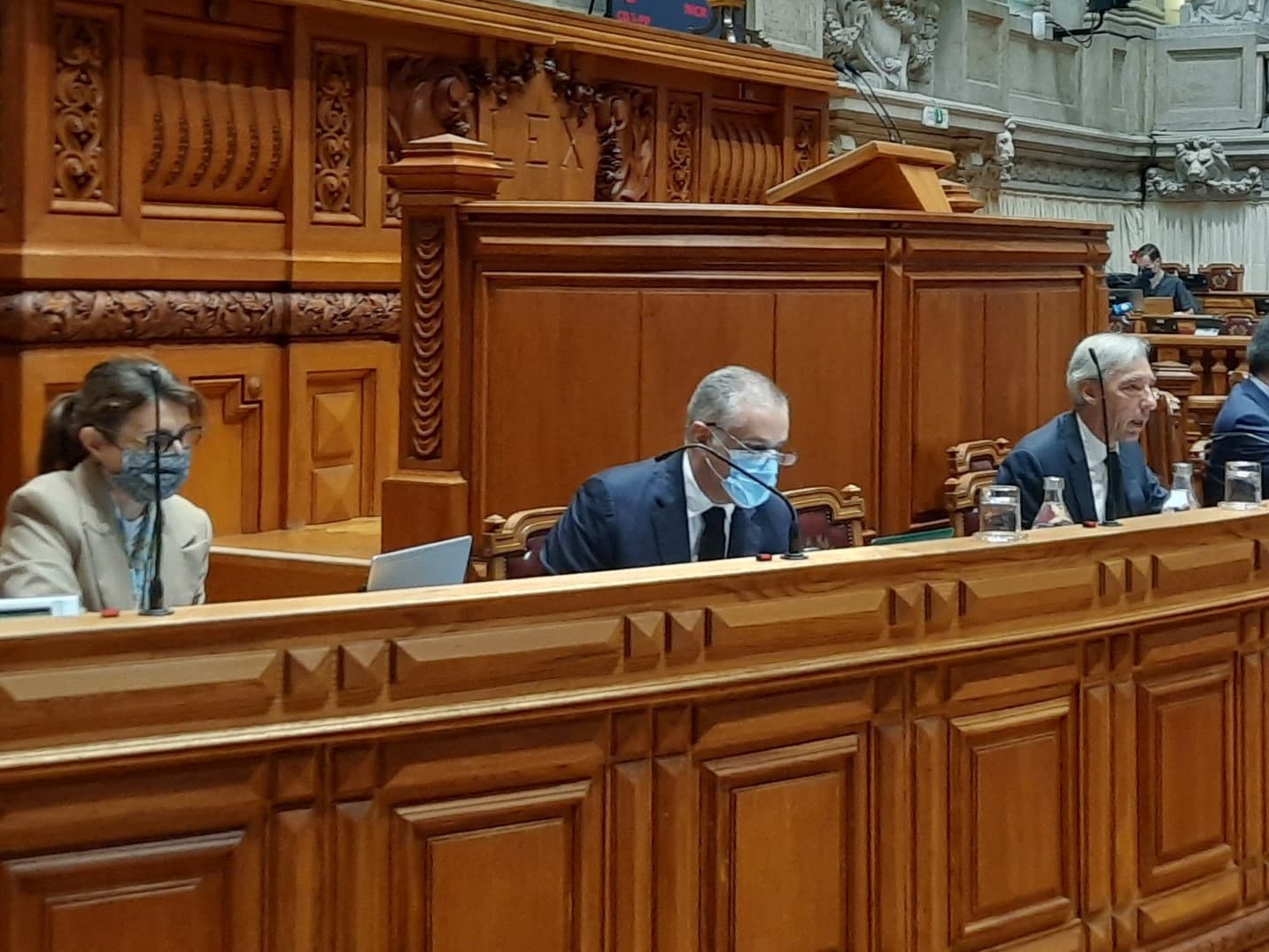 Ministro da Defesa Nacional e Secretários de Estado na apreciação da especialidade do Orçamento do Estado para 2021, Assembleia da República, 2 novembro 2020