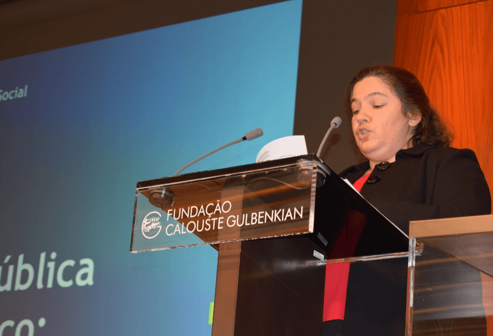 Ministra da Modernização do Estado e da Administração Pública, Alexandra Leitão, a Conferência «Administração Pública e Interesse Público: Dos últimos, aos próximos 20 anos», Lisboa, 21 janeiro 2020
