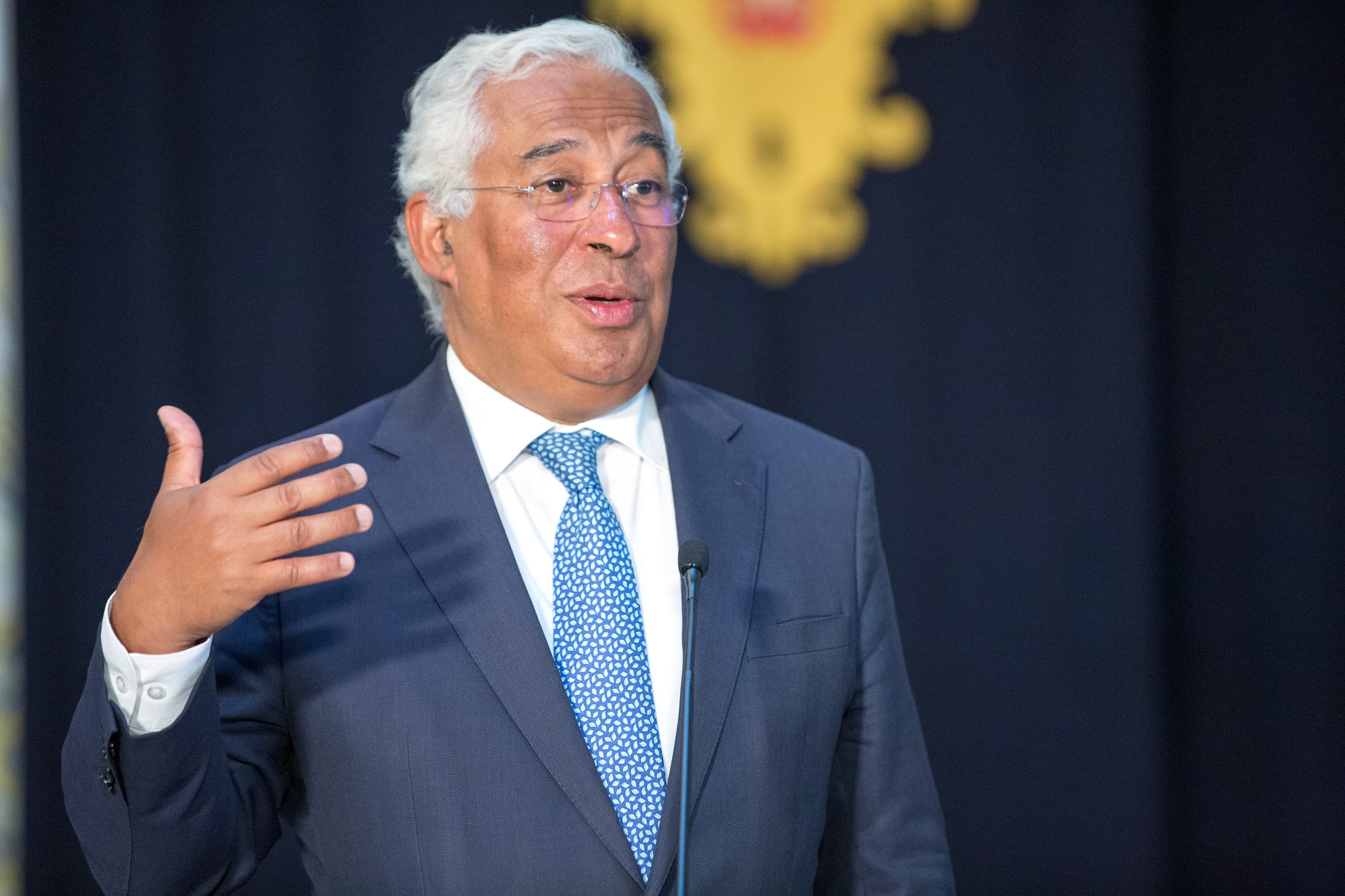 Primeiro-Ministro, António Costa, numa declaração à comunicação social após tomada posse do novo Ministro de Estado e das Finanças, Lisboa, 15 junho 2020