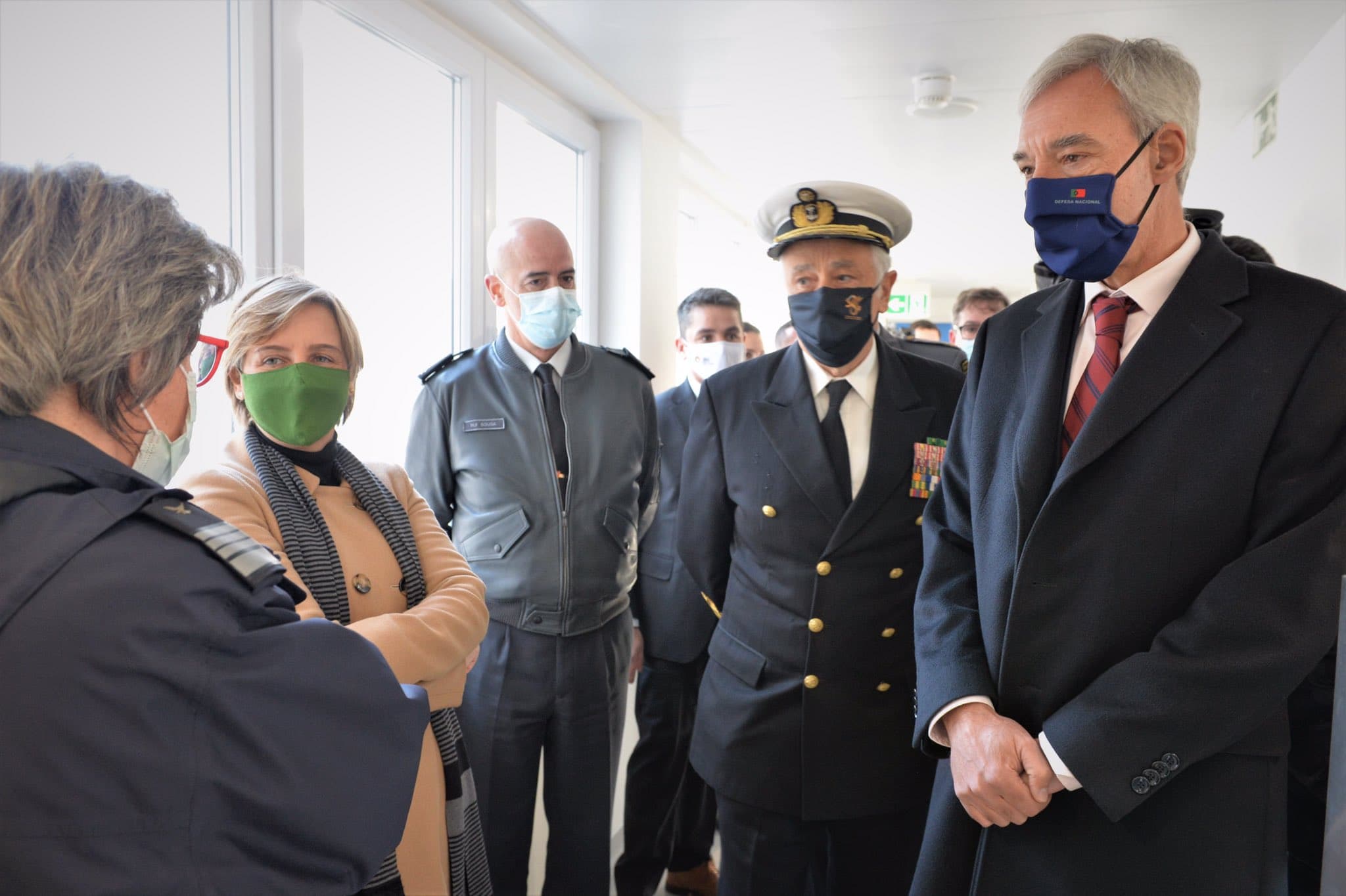 Ministro da Defesa Nacional e Ministra da Saúde visitam Hospital das Forças Armadas, que apoia o SNS no tratamento de doentes
Covid-19, Lisboa, 11 janeiro 2020