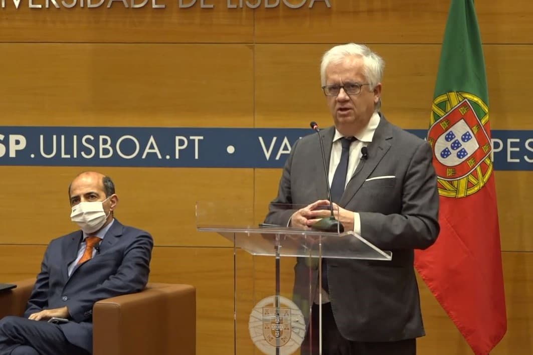Ministro da Administração Interna, Eduardo Cabrita, na apresentação do Plano de Prevenção de Manifestações de Discriminação nas Forças e Serviços de Segurança, Lisboa, 19 março 2021
