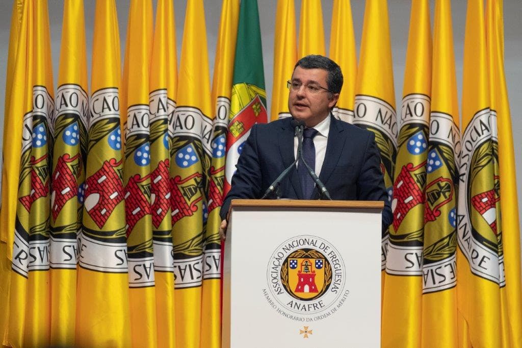 Secretário de Estado da Descentralização e da Administração Local, Jorge Botelho, no encerramento do congresso da Anafre, Portimão, 25 janeiro 2020