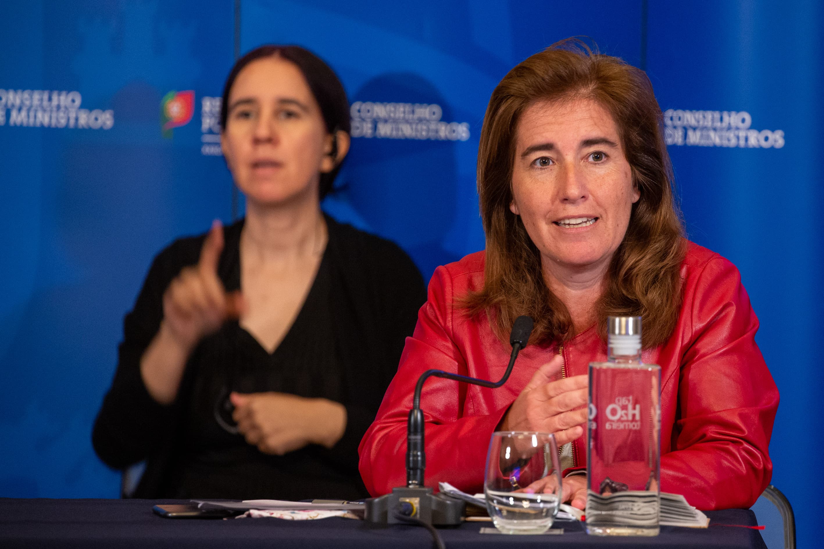Ministra do Trabalho, Solidariedade e Segurança Social, Ana Mendes Godinho, na conferência de imprensa após Conselho de Ministros, Lisboa, 18 junho 2020 (Foto: João Bica)