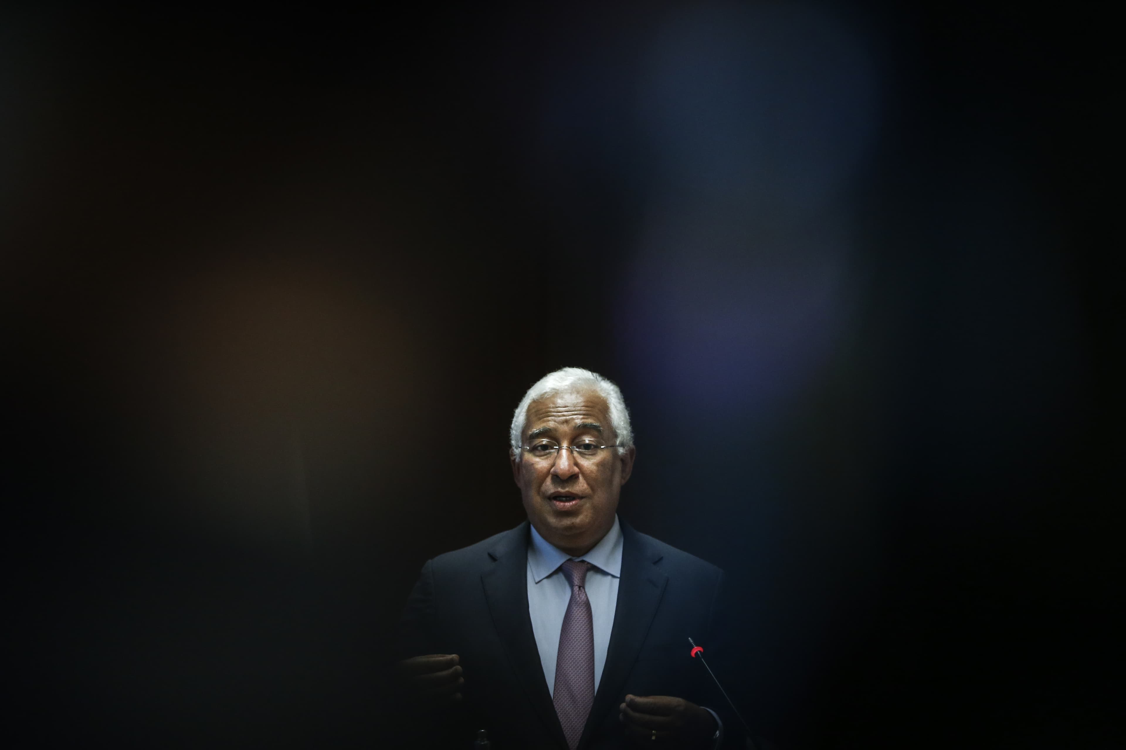 Primeiro-Ministro António Costa na sessão de assinatura do acordo para o aumento da capacidade de testagem, Lisboa, 16 setembro 2020