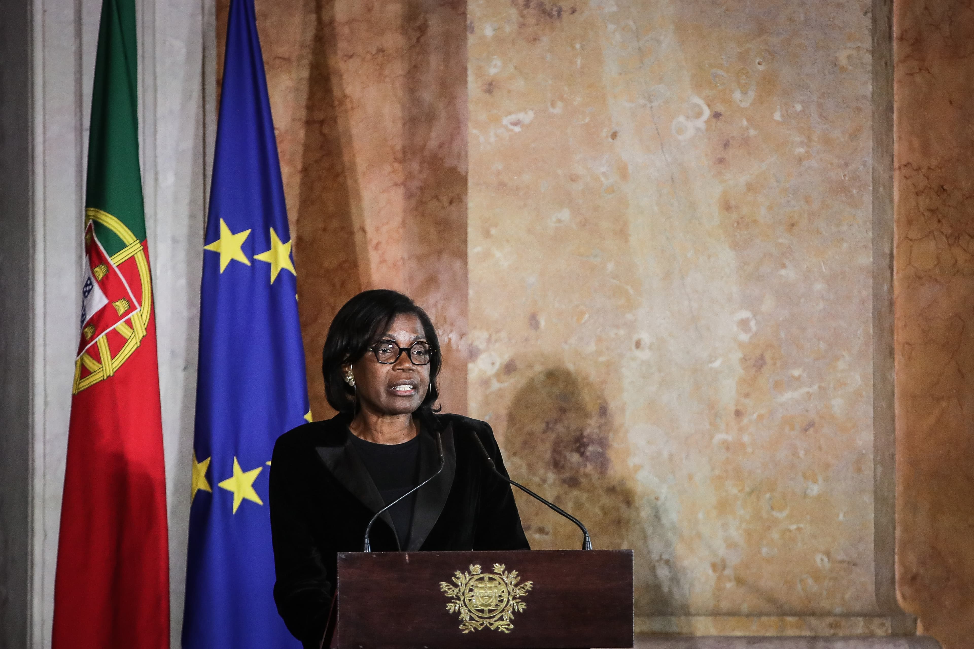 Ministra da Justiça, Francisca Van Dunem, na abertura do ano judicial, Lisboa, 6 janeiro 2020 (Foto: Mário Cruz/Lusa)