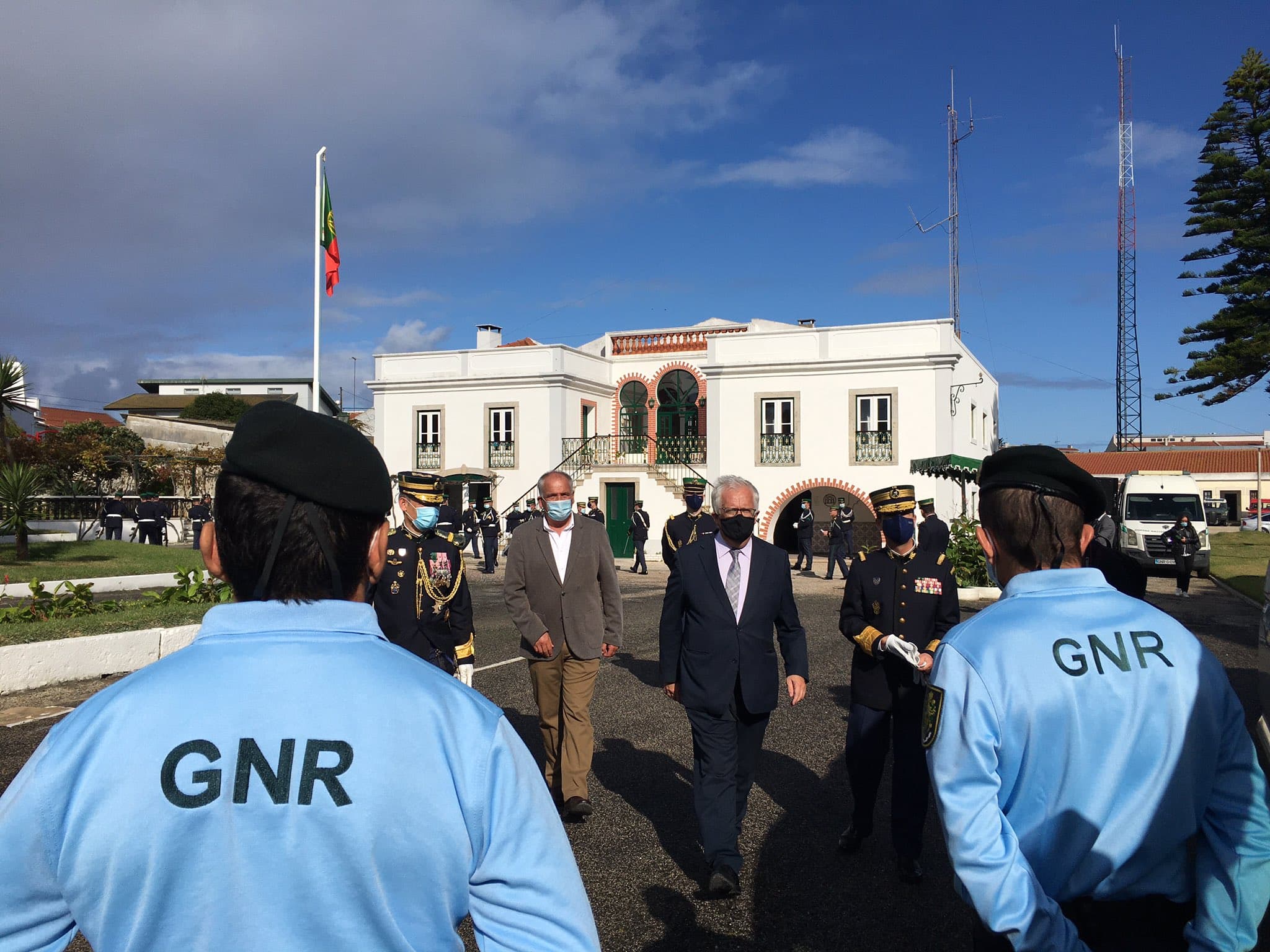 Ministro da Administração Interna, Eduardo Cabrita, na cerimónia do 12.º aniversário da Unidade de Controlo Costeiro (UCC) em Peniche, 23 outubro 2020