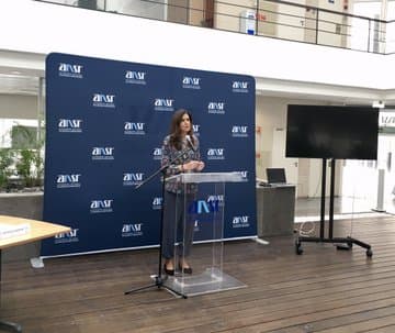 Secretária de Estado da Administração Interna, Patrícia Gaspar, na apresentação do Relatório Anual de Sinistralidade a 24 horas e Fiscalização Rodoviária de 2020 da ANSR, Lisboa, 29 março 2021