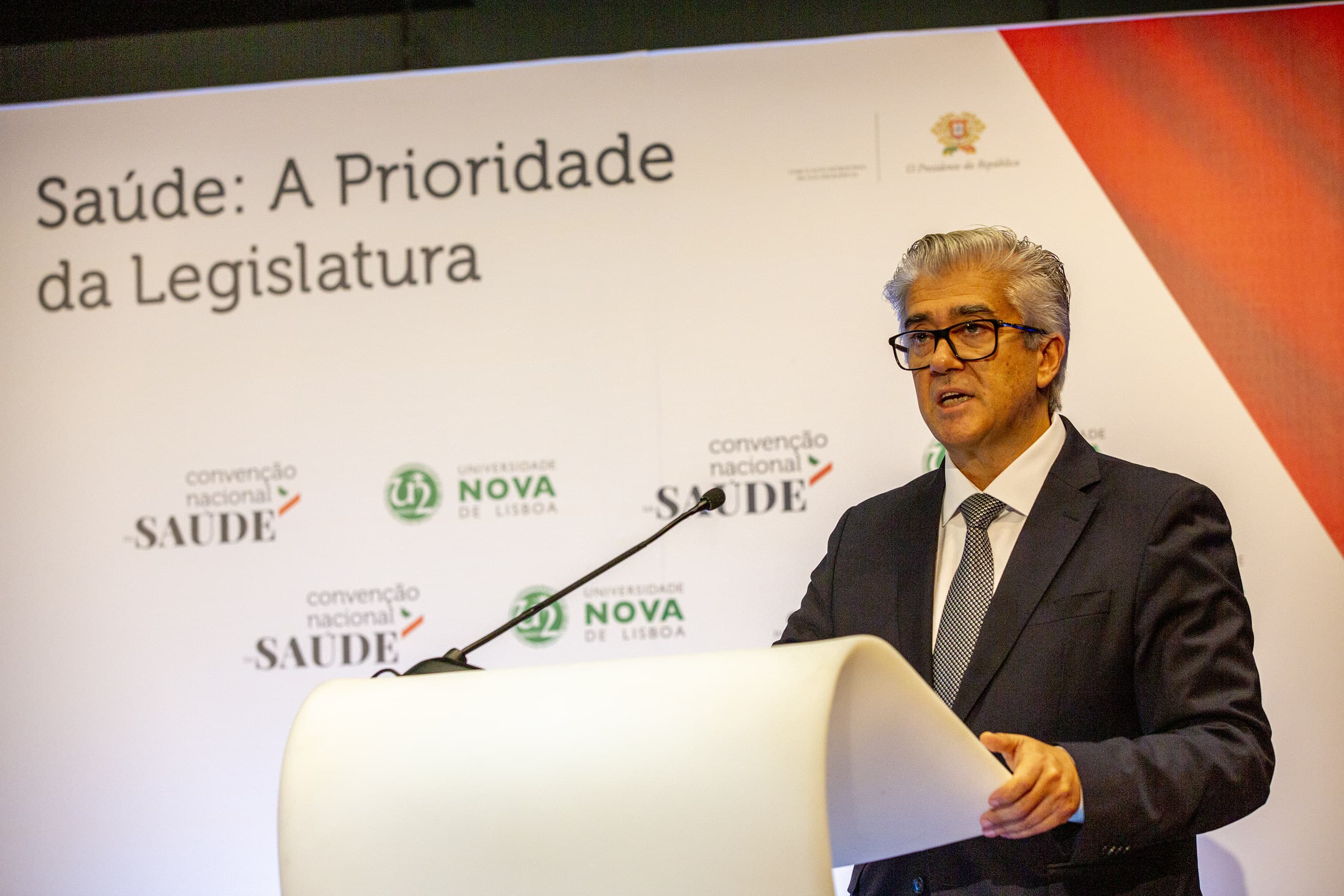 Secretário de Estado da Saúde, António Sales, na conferência «Saúde: A Prioridade da Legislatura», Lisboa, 12 novembro 2019 (Foto: João Bica)