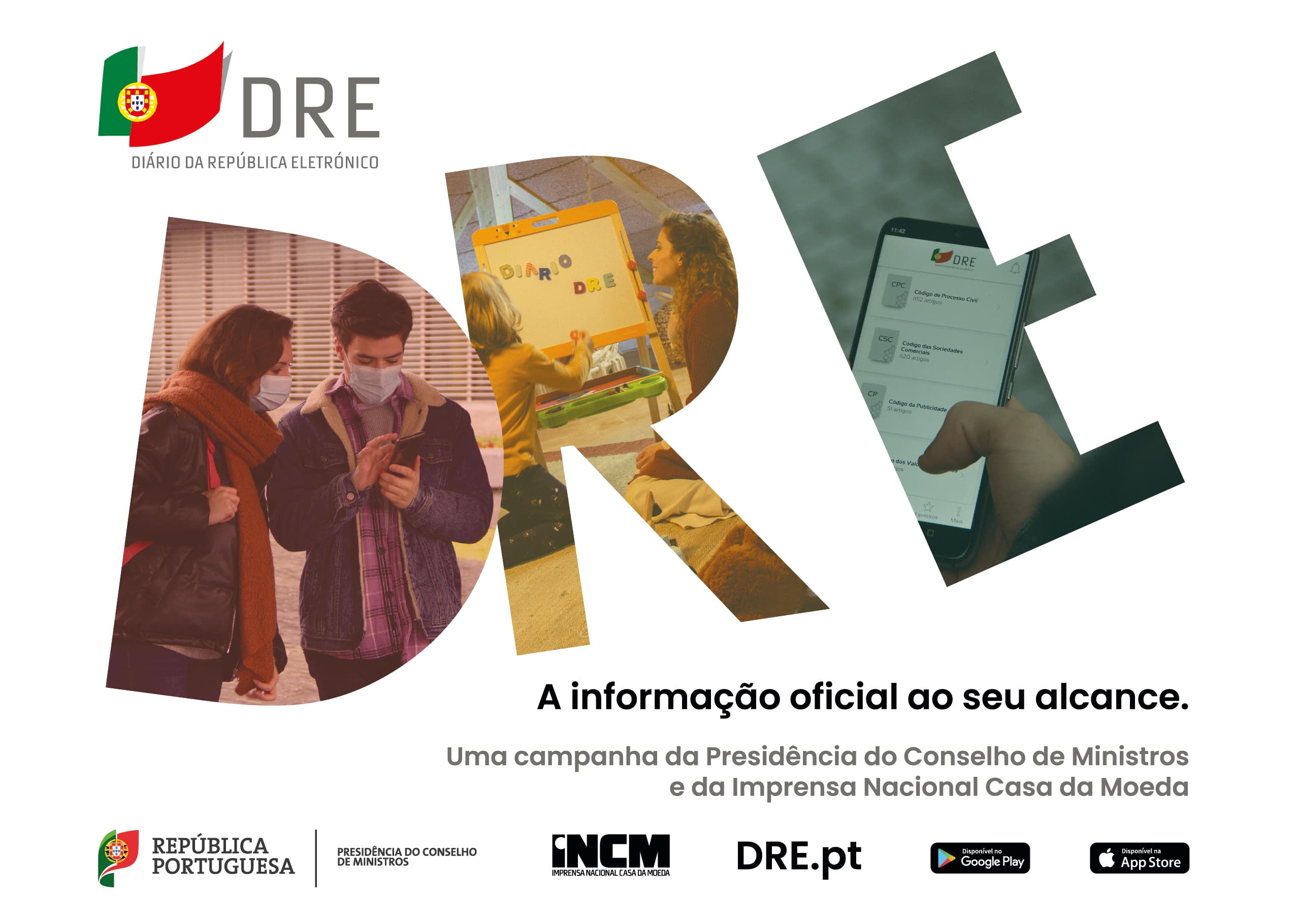 Campanha do INCM sobre o Diário da República Eletrónico
