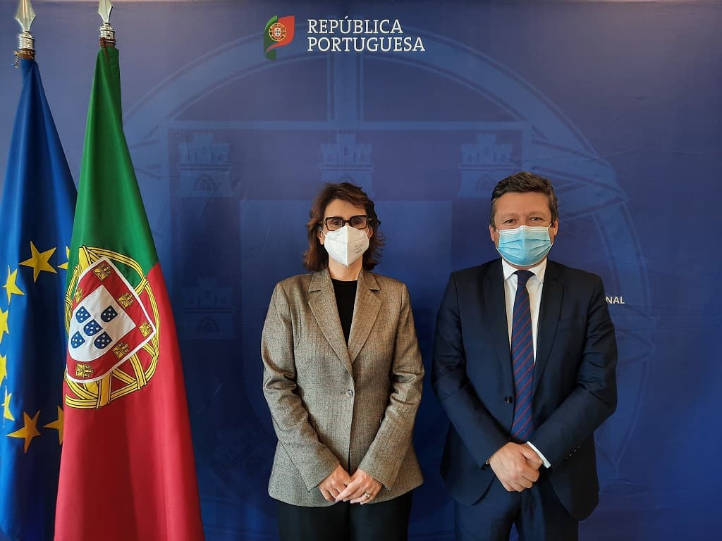 Secretária de Estado de Recursos Humanos e Antigos Combatentes reuniu-se com Secretário Regional de Saúde e Desporto dos Açores, Lisboa, 18 dezembro 2021