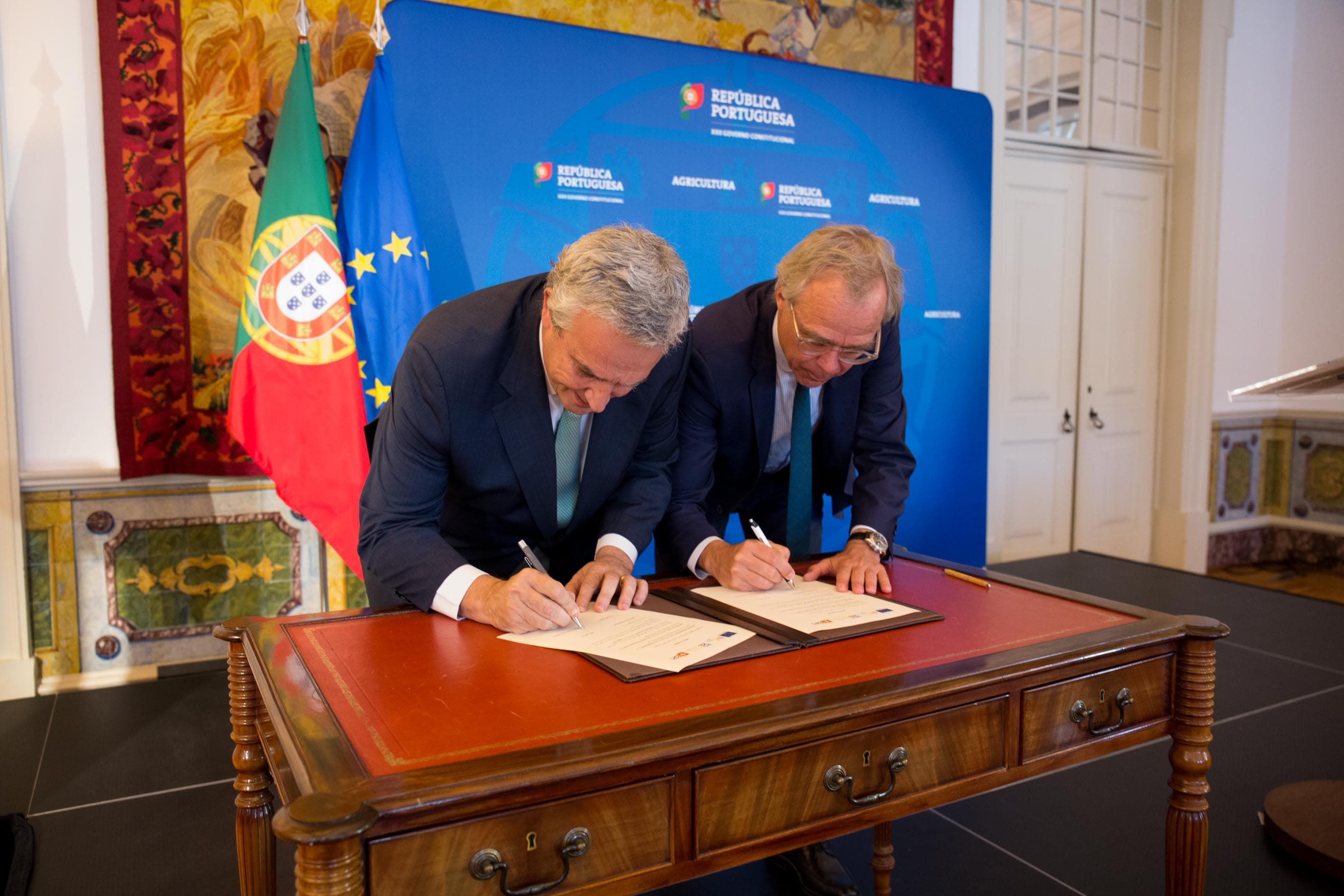 Assinatura da linha de crédito de 300 milhões de euros para a agricultura com o Banco Europeu de Investimento, Lisboa, 10 março 2020 (Foto: João Bica)