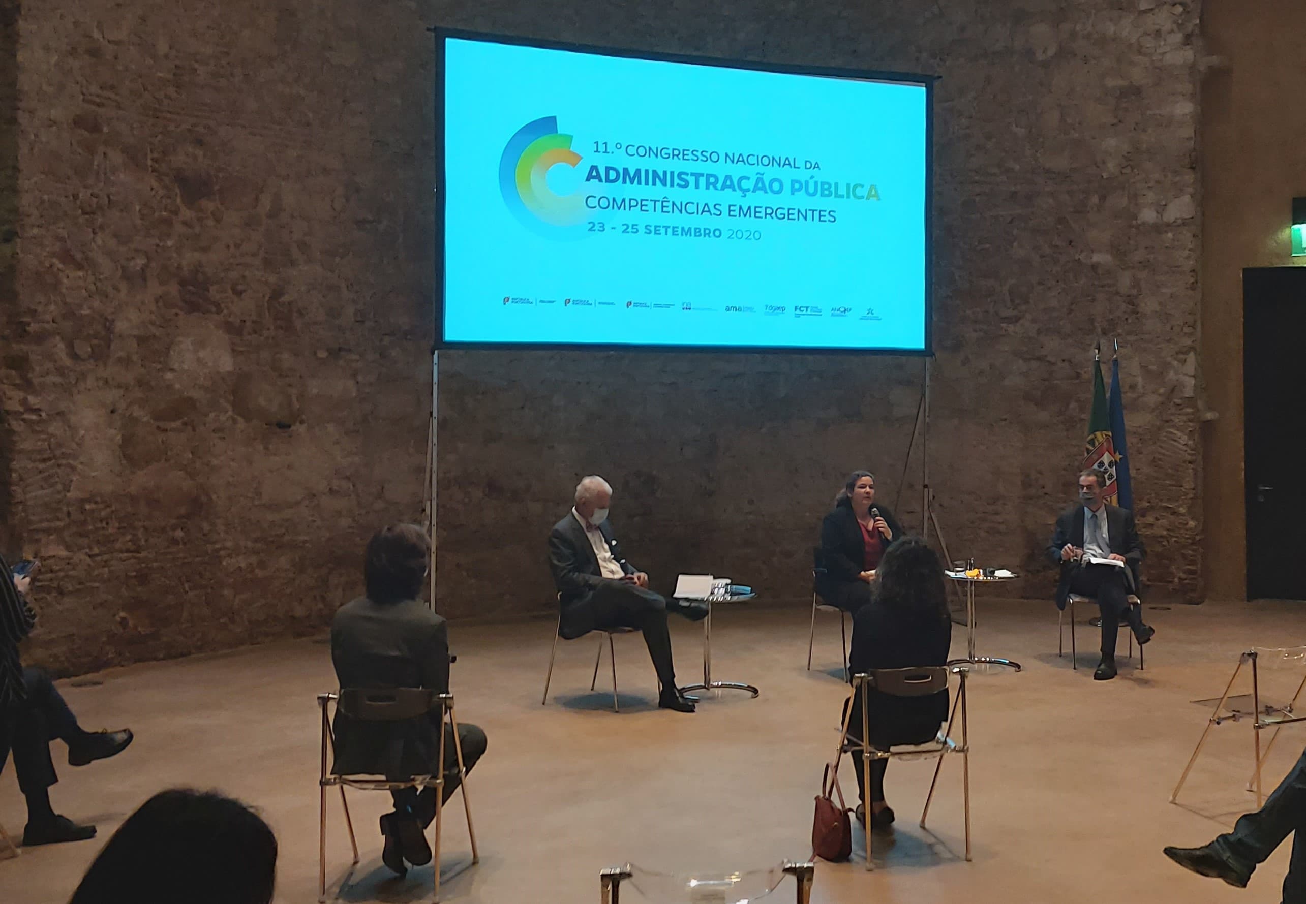 Ministros da Modernização do Estado e da Administração Pública e da Ciência, Tecnologia e Ensino Superior, no 11º Congresso Nacional da Administração Pública, Lisboa, 23 setembro 2020