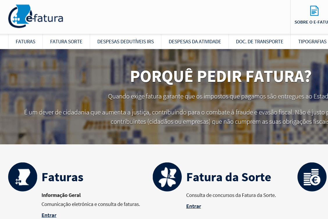 Portal e-fatura
