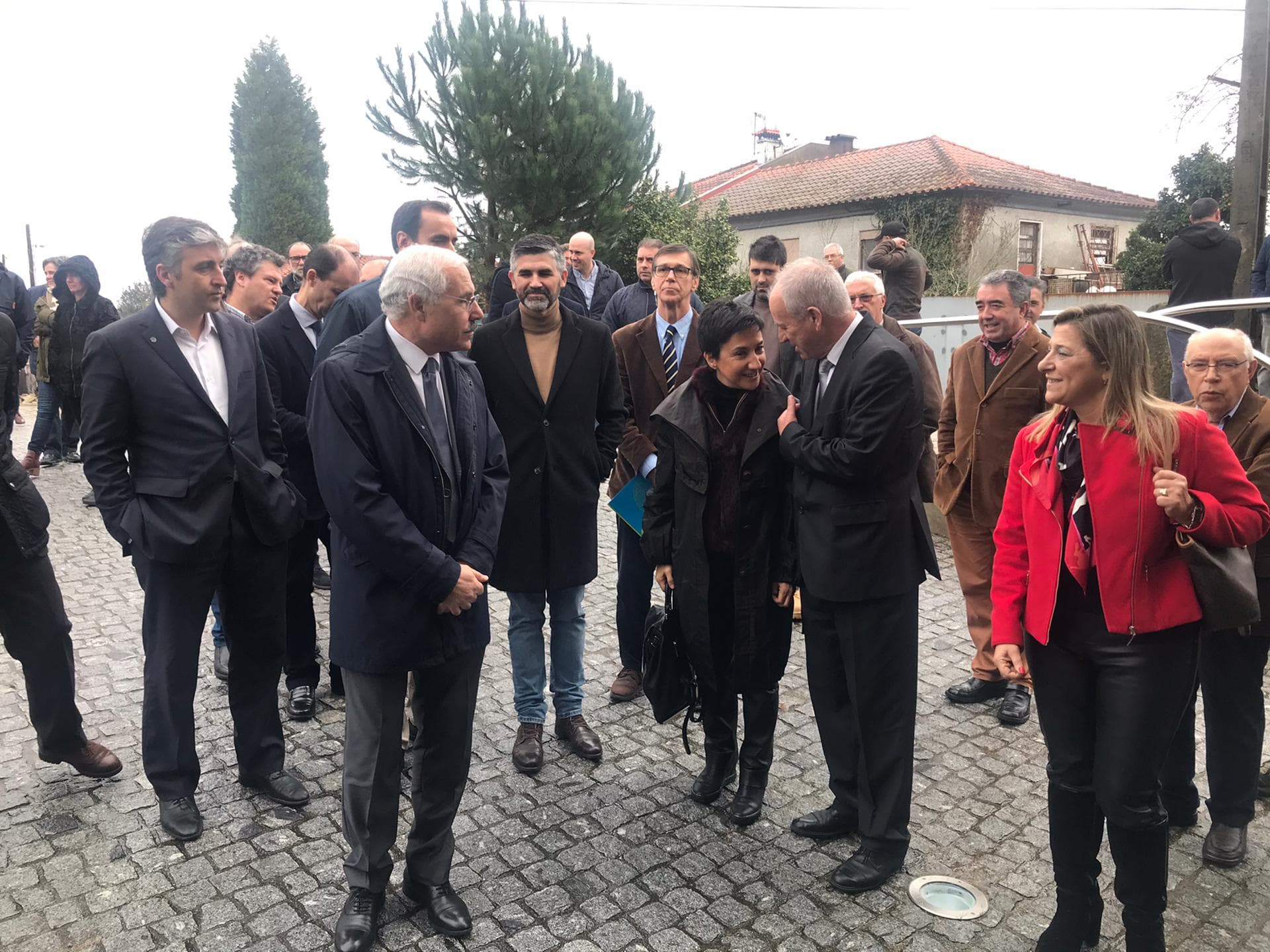 Ministra da Agricultura, Maria do Céu Antunes, na cerimónia de Consignação da Empreitada de Construção da Estação Elevatória de Cabanelas, Vila Verde, 13 dezembro 2019