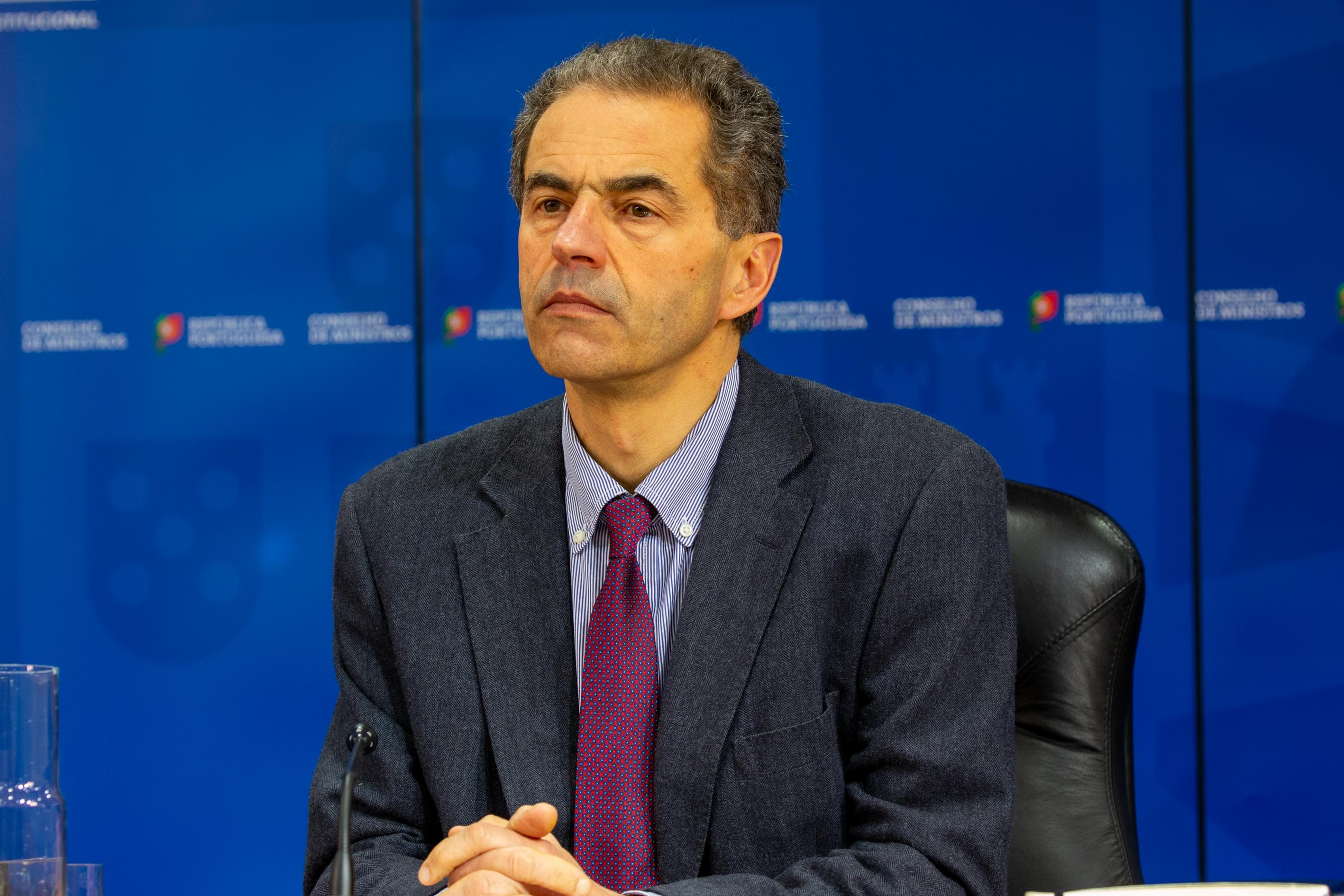 Ministro da Ciência, Tecnologia e Ensino Superior, Manuel Heitor, na conferência de imprensa após o Conselho de Ministros, Lisboa, 5 março 2020 (Foto: João Bica)