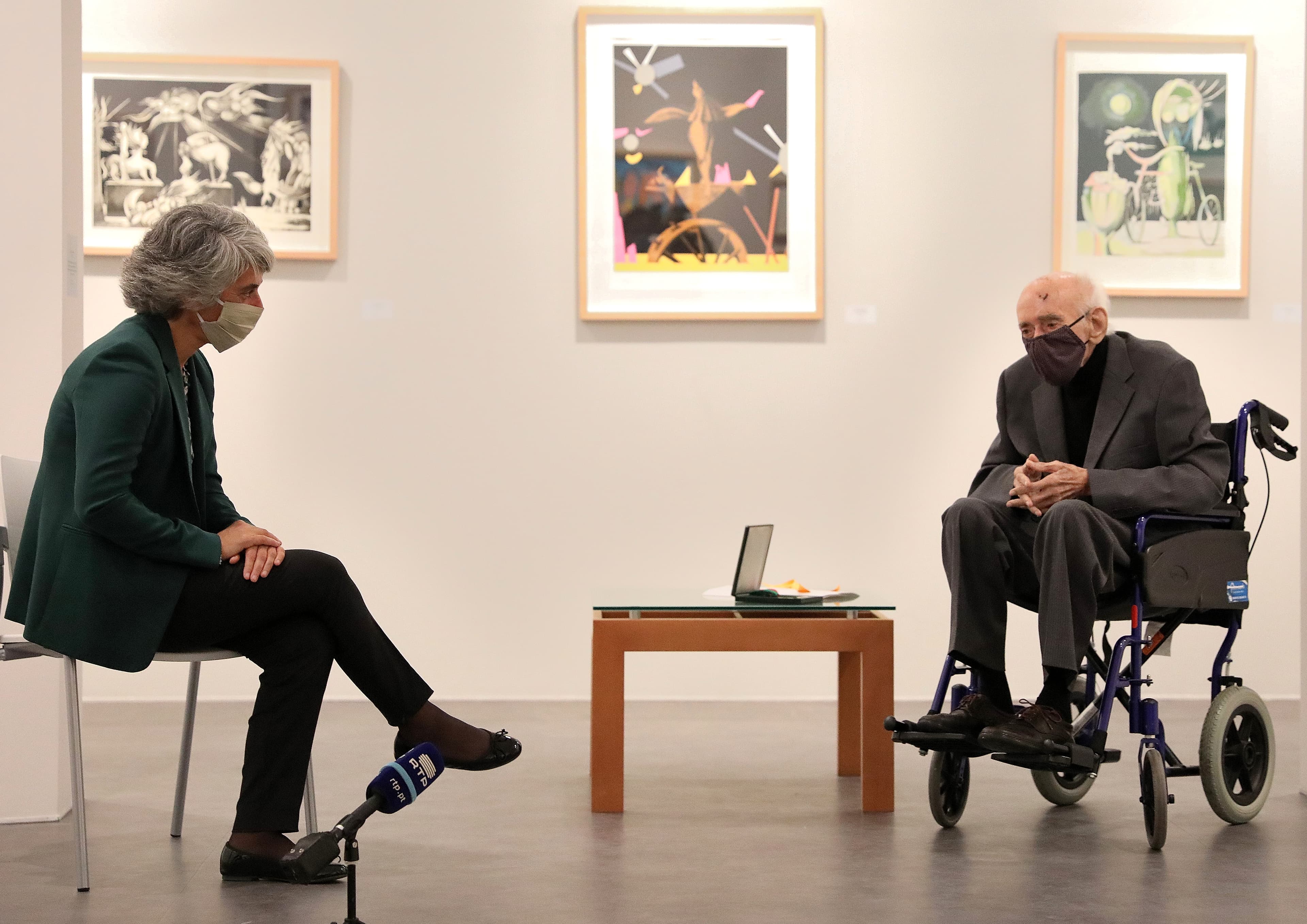 Ministra da Cultura, Graça Fonseca, entrega Medalha de Mérito Cultural a Artur do Cruzeiro Seixas, Lisboa, 14 outubro 2020