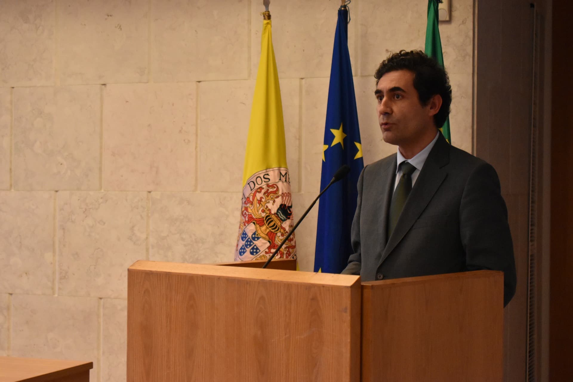Secretário de Estado da Agricultura e do Desenvolvimento Rural, Nuno Russo, na posse do bastonário da Ordem dos Médicos-Veterinários, Lisboa, 15 janeiro 2020