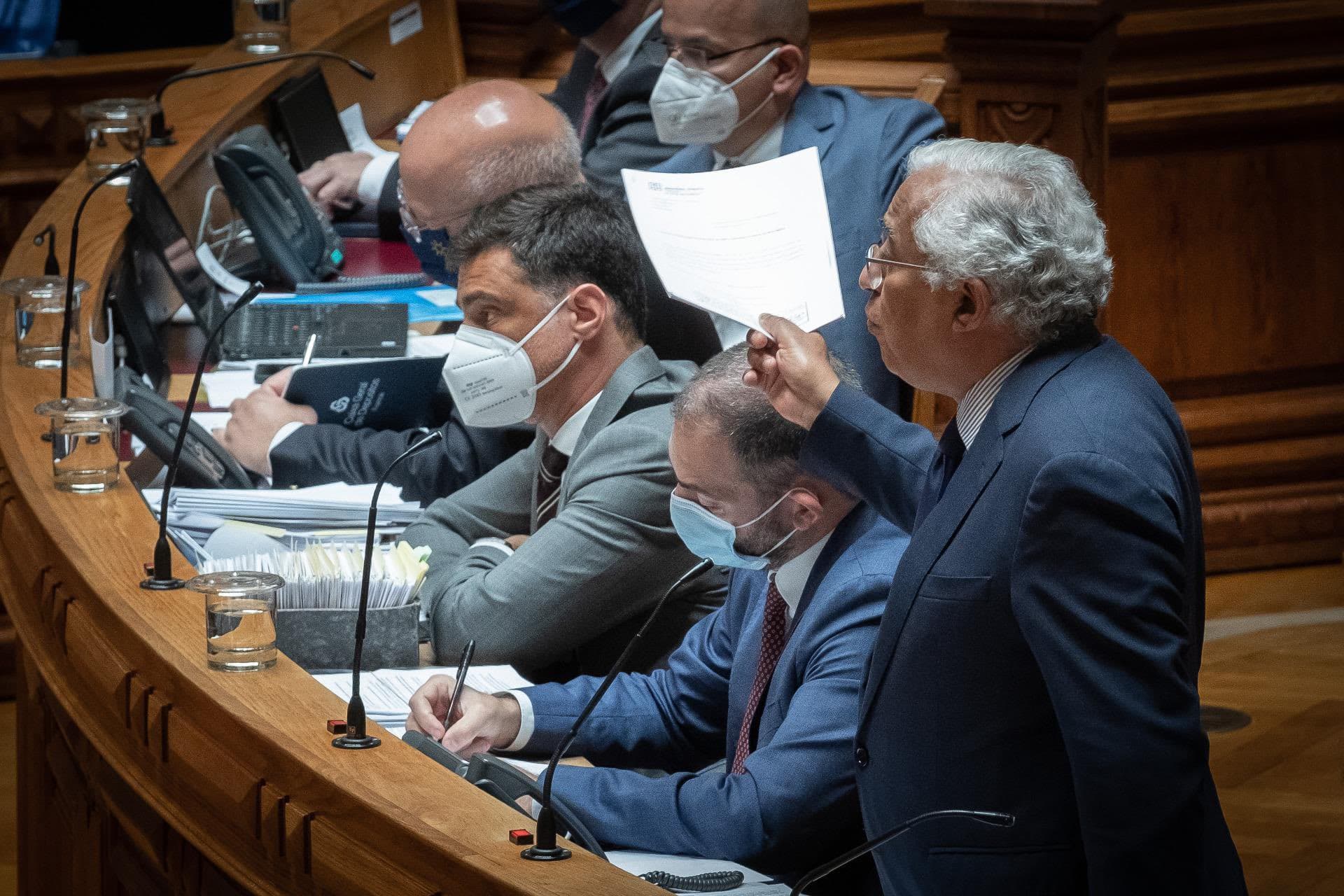 Primeiro-Ministro António Costa durante o debate sobre política geral, Assembleia da República, 12 maio 2021 (foto: Clara Azevedo)