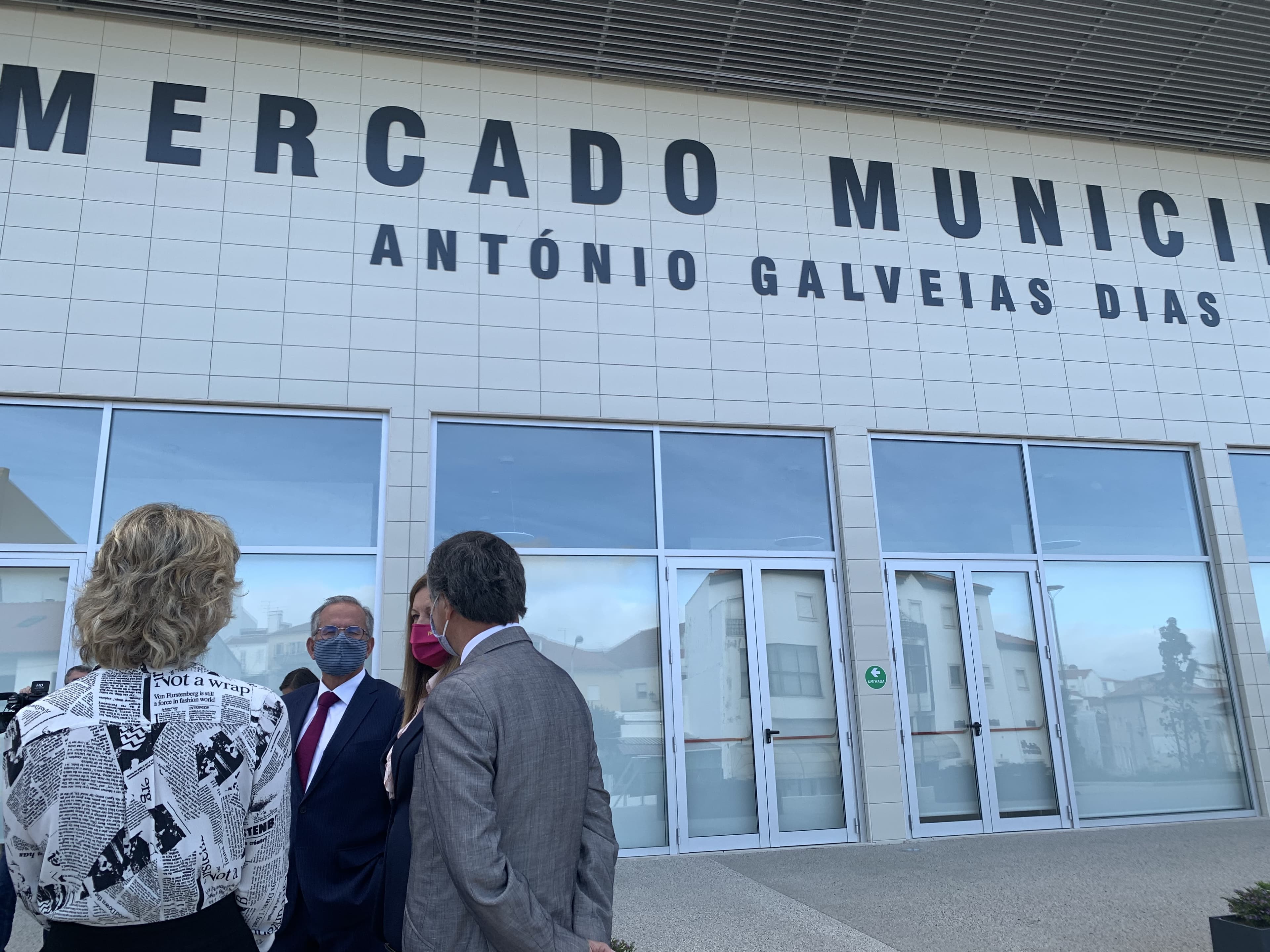 Inauguração do mercado municipal de Alcanena com a presença da Ministra da Coesão Territorial, Ana Abrunhosa, e do Secretário de Estado Adjunto e do Desenvolvimento Regional, Carlos Miguel, 6 outubro 2020