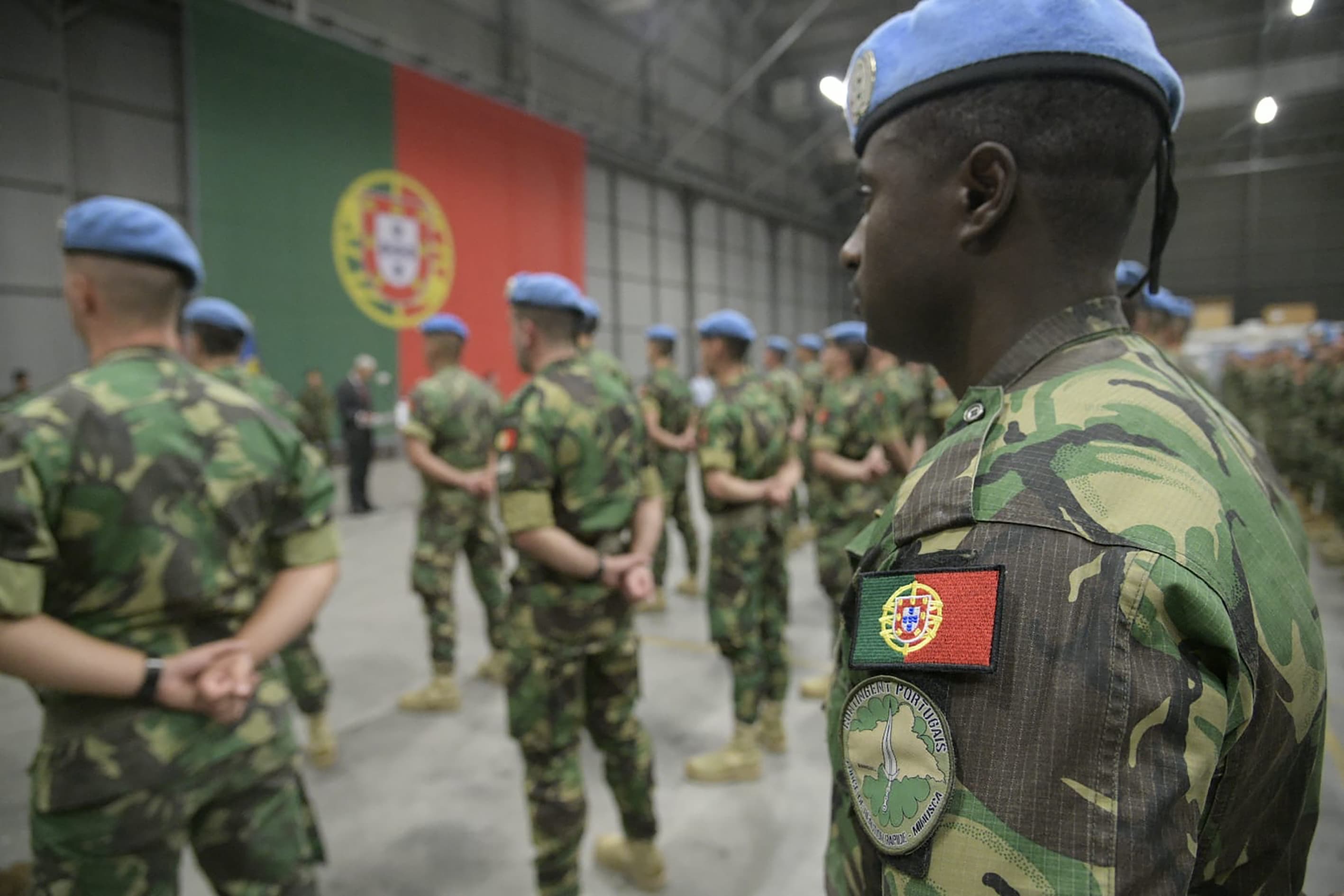 Soldados portugueses de missões das Nações Unidas
