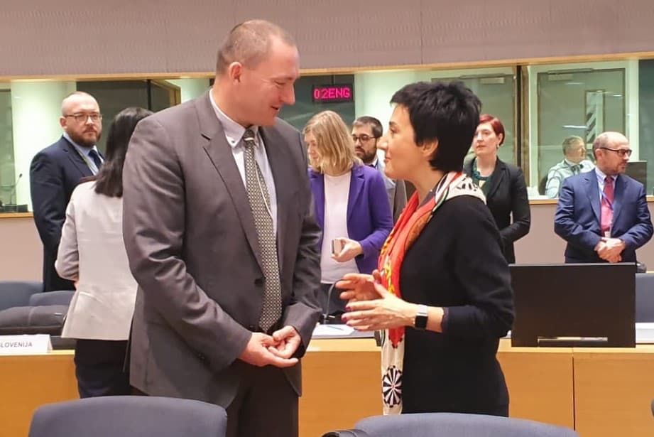 Ministra da Agricultura, Maria do Céu Antunes, no Conselho de Ministros de Agricultura e Pescas, Bruxelas, 27 janeiro 2020
