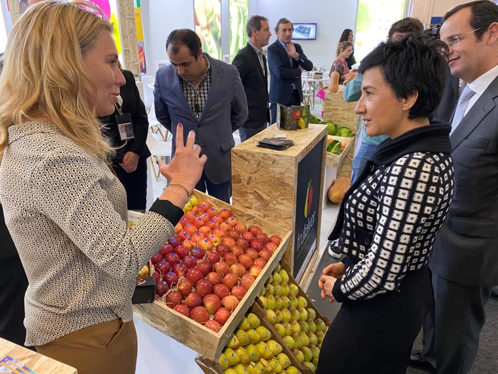 Ministra da Agricultura, Maria do Céu Antunes, na Fruit Logistica, Berlim, 5 fevereiro 2020