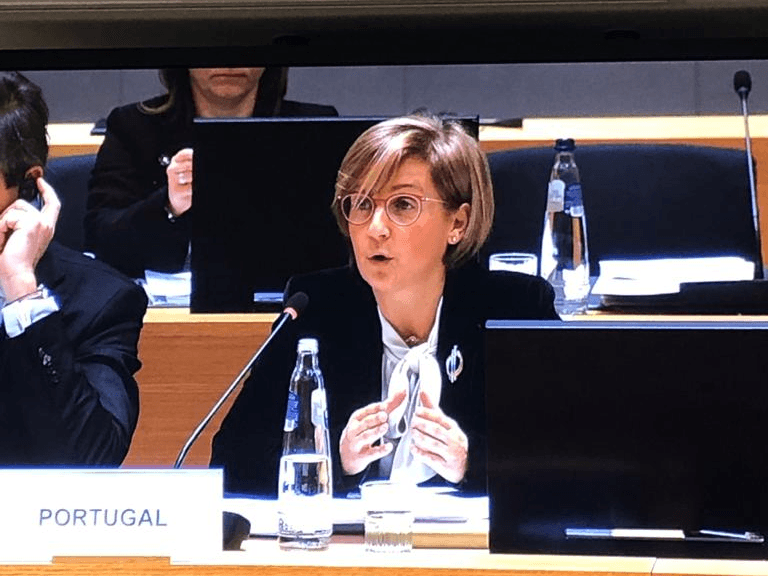 Ministra da Saúde, Marta Temido, no Conselho de Ministros da Saúde da União Europeia, Bruxelas, 9 dezembro 2019