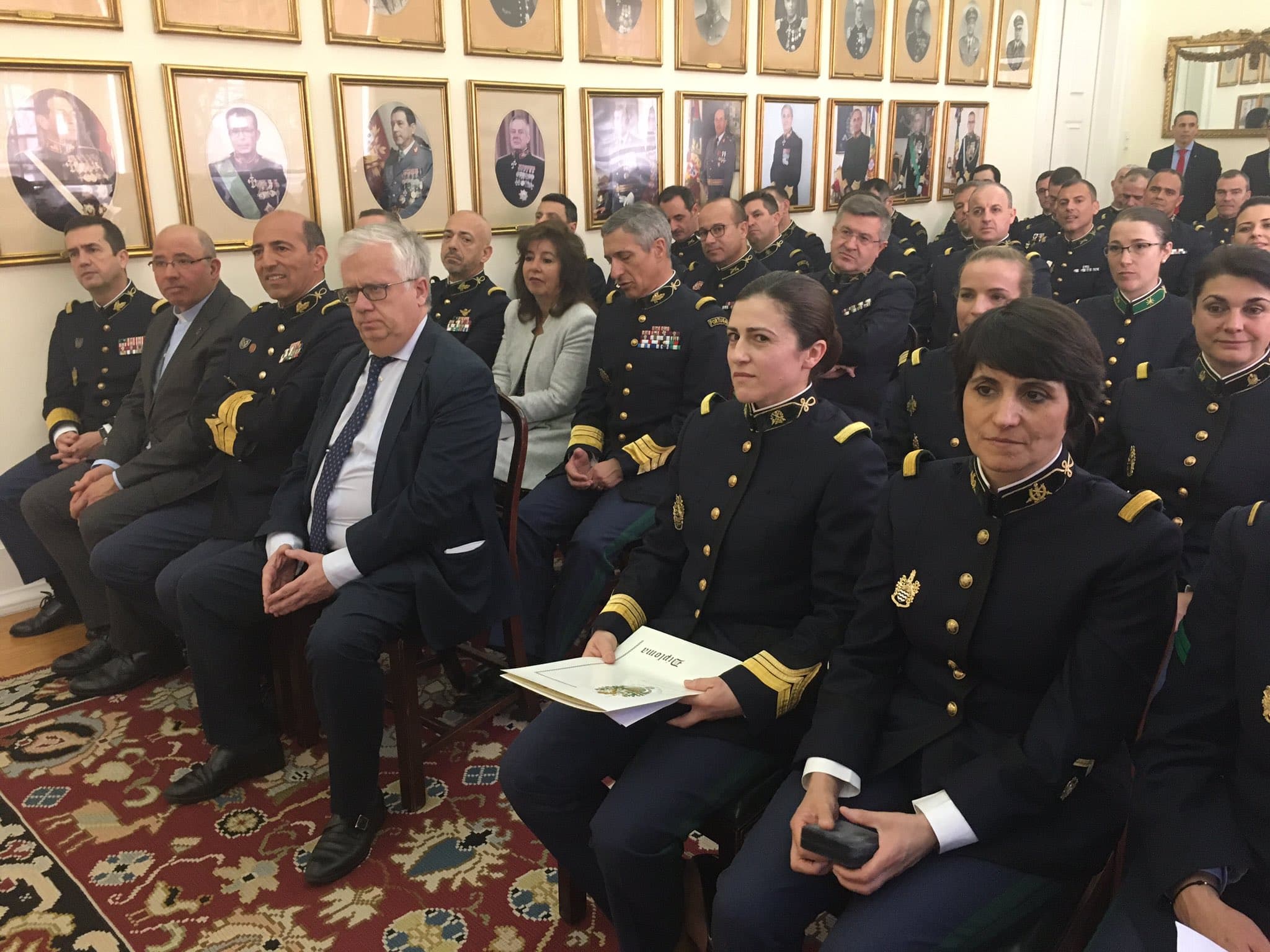 Ministro da Administração Interna, Eduardo Cabrita, nas nas comemorações do Dia Internacional da Mulher na GNR, Lisboa, 8 março 2020