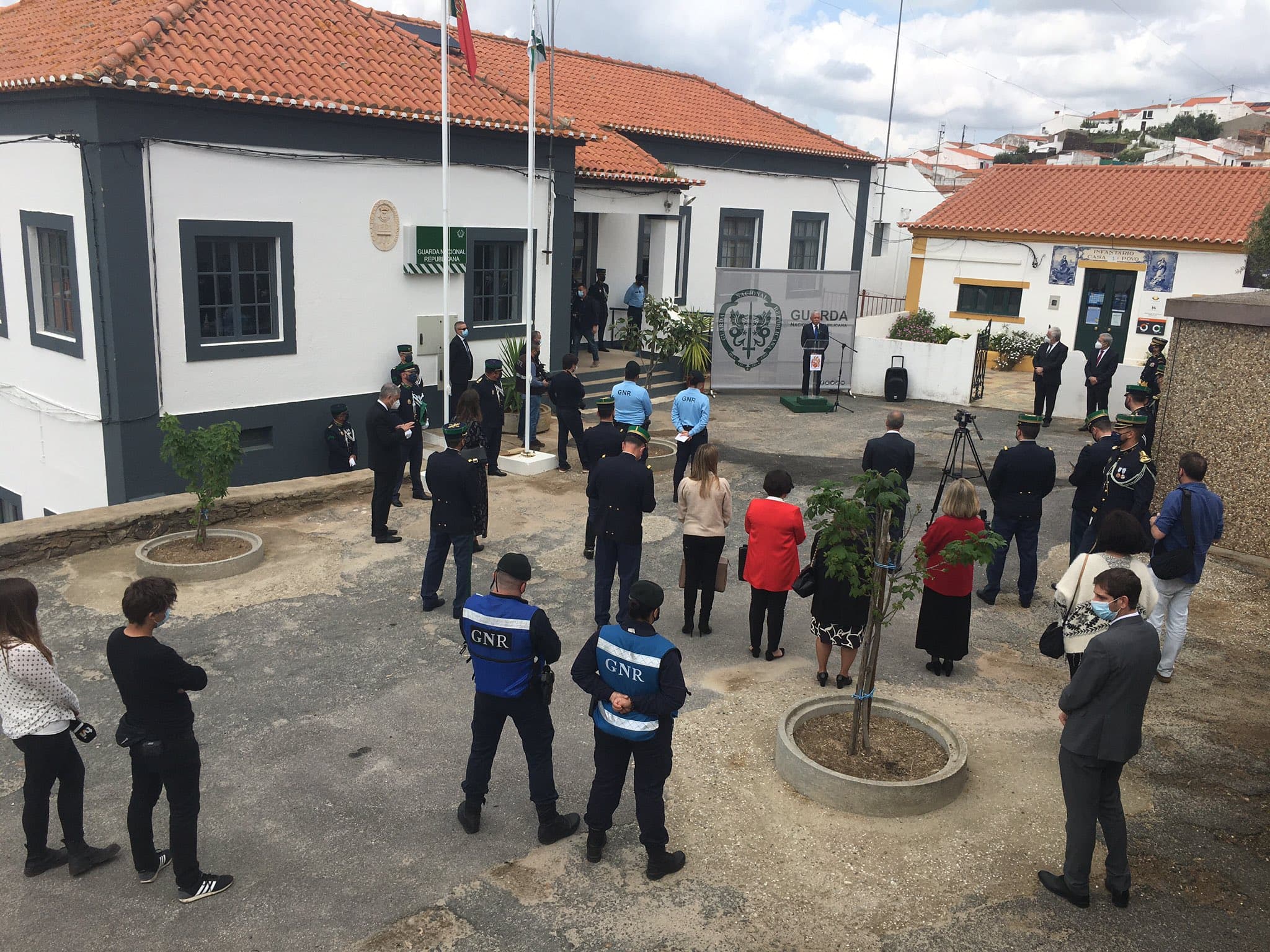 Inauguração do Posto Territorial de Barrancos da Guarda Nacional Republicana, Barrancos, 9 abril 2021