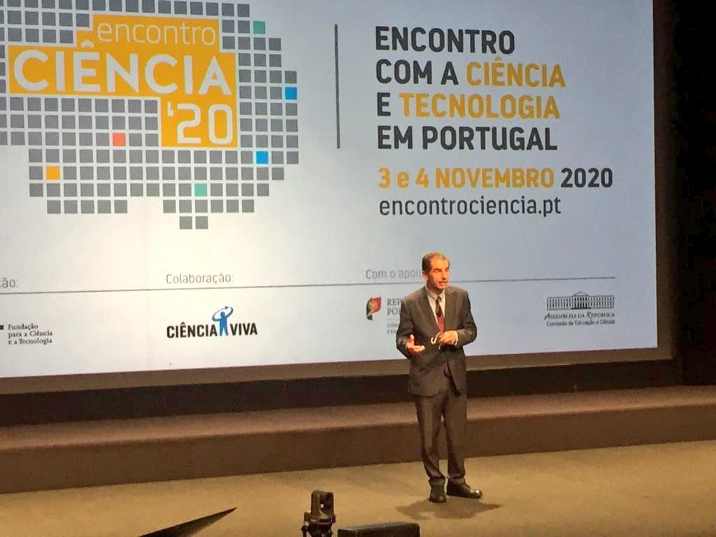 Ministro da Ciência, Tecnologia e Ensino Superior, Manuel Heitor, no Encontro Ciência 2020, Lisboa, 3 novembro 2020