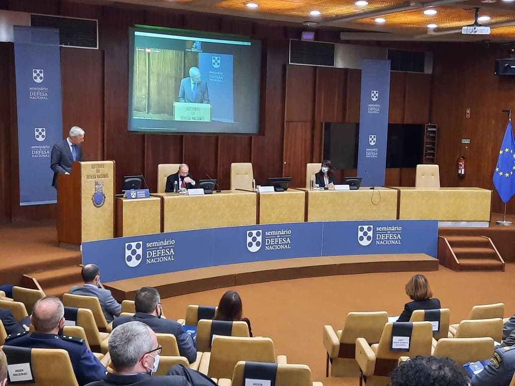 Ministro da Defesa Nacional, João Gomes Cravinho, na abertura da da 3ª edição do seminário da Defesa, no Instituto de Defesa Nacional, Lisboa, 29 novembro 2021