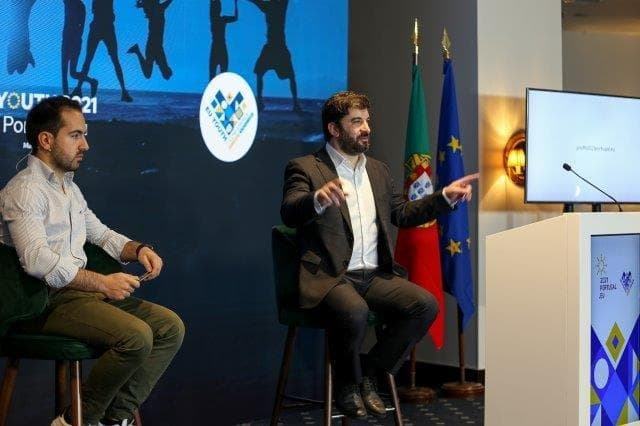 Ministro da Educação, Tiago Brandão Rodrigues, no encerramento da Conferência Europeia da juventude, Vila Nova de Gaia, 15 março 2021