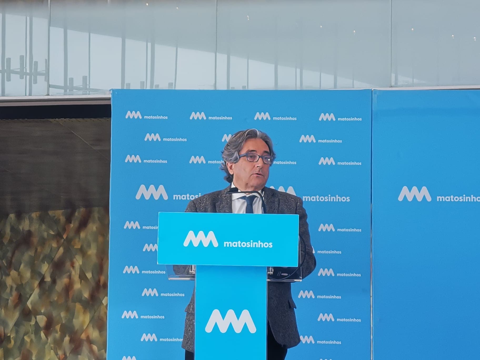 Ministro do Mar, Ricardo Serrão Santos, durante a visita ao CEiiA - Centro para Excelência e Inovação para a Indústria Automóvel, Matosinhos, 23 abril 2021