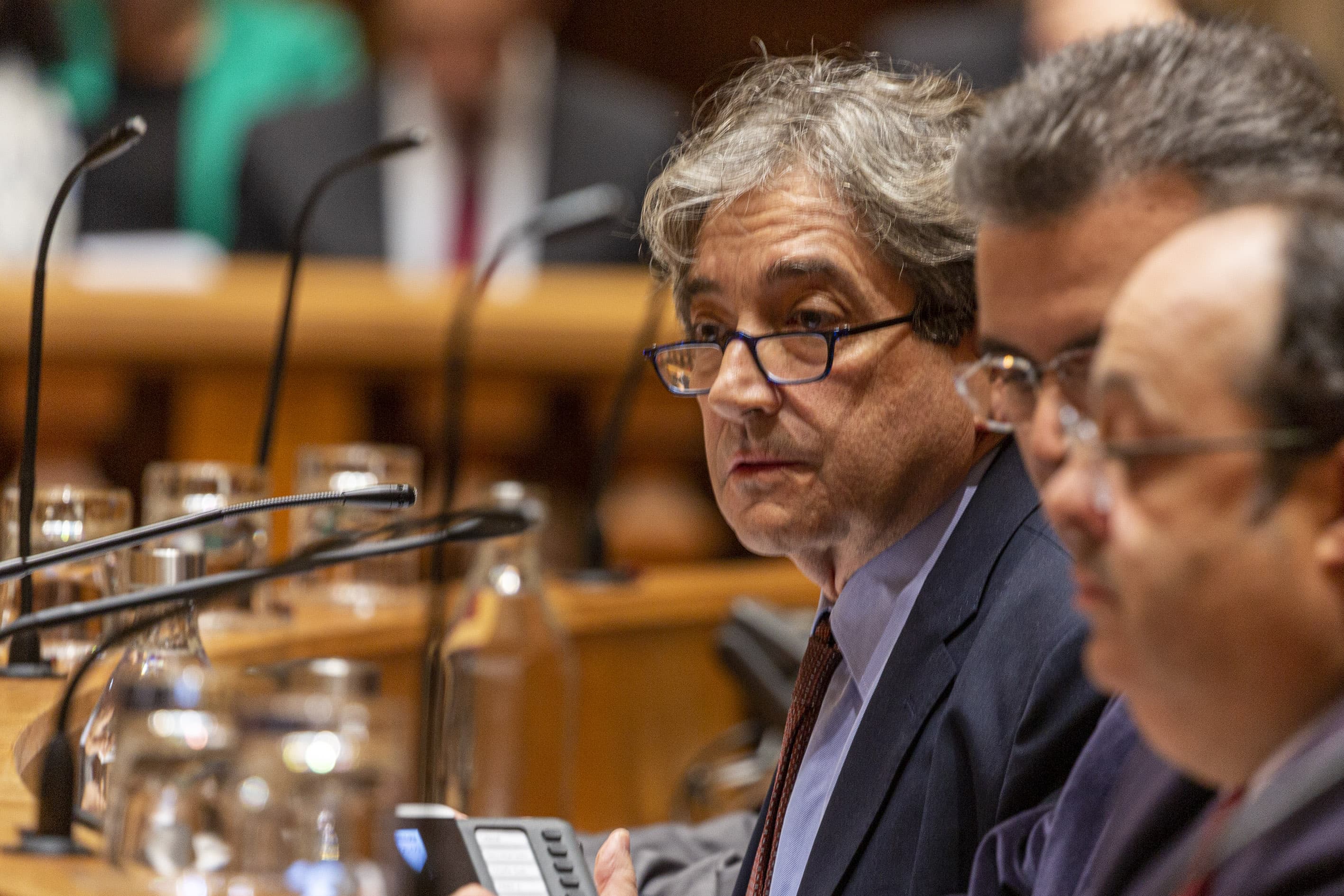 Ministro do Mar, Ricardo Serrão Santos, durante o debate na especialidade do Orçamento do Estado para 2020, Lisboa, 23 janeiro 2020 (Foto: João Bica)
