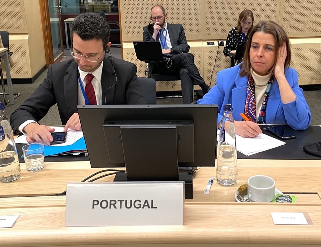Secretária de Estado das Pescas, Teresa Coelho, na reunião na reunião do Conselho de Ministros da Agricultura e Pescas da UE, Bruxelas, 22 março 2022